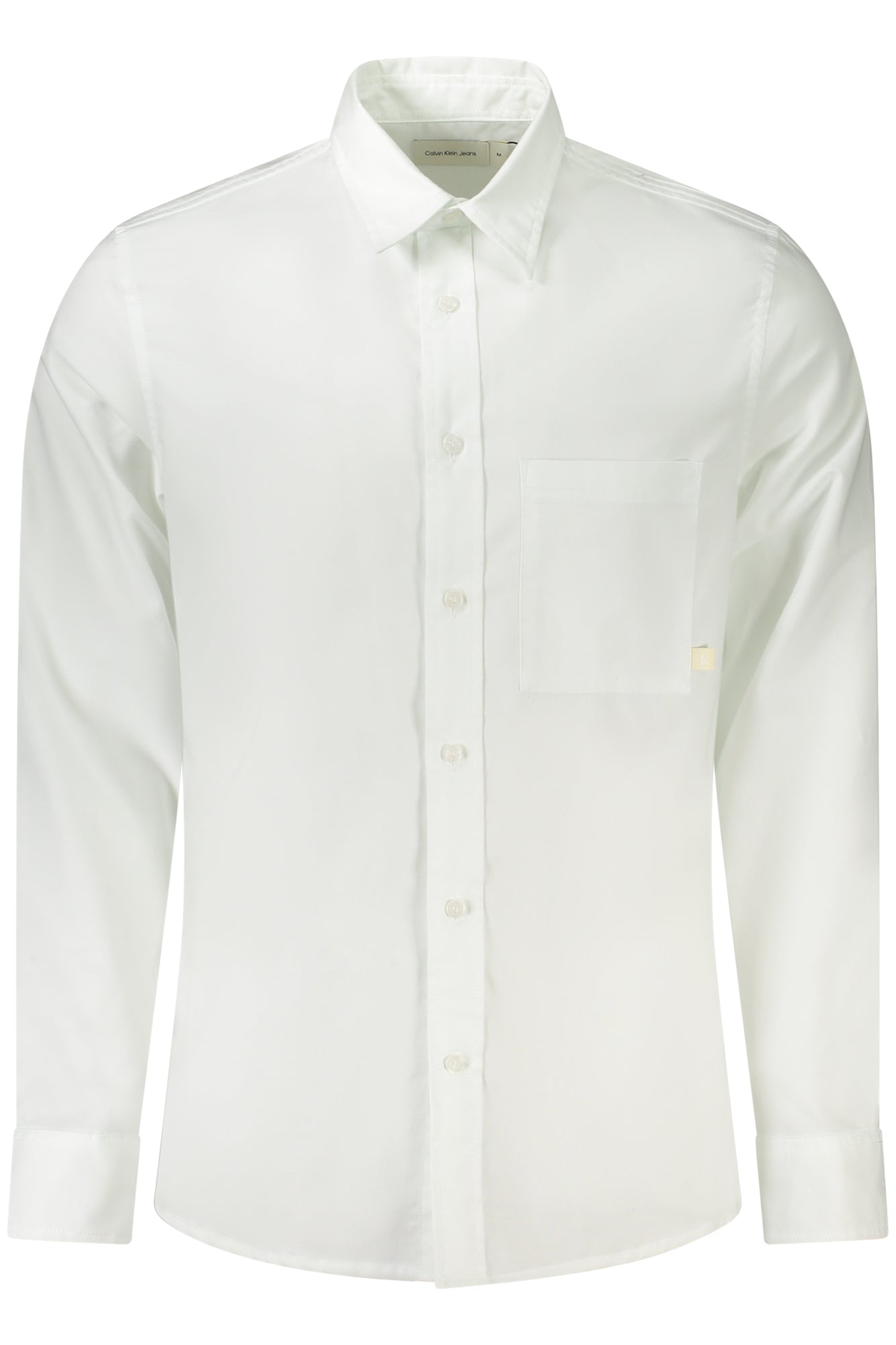 Camisa de manga larga para hombre Calvin Klein blanca 