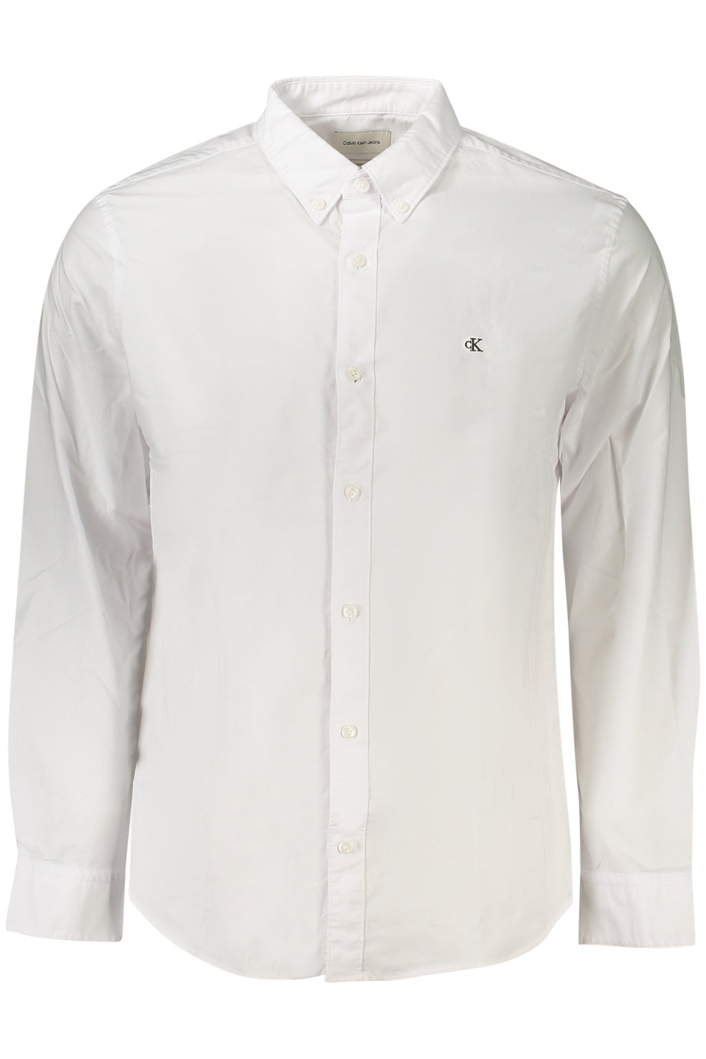 Camisa de manga larga para hombre Calvin Klein blanca 
