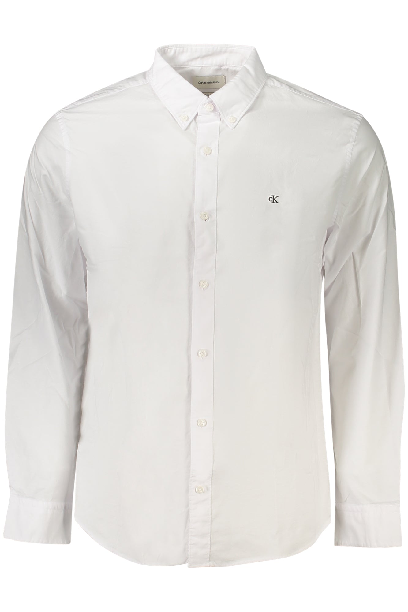 Camisa de manga larga para hombre Calvin Klein blanca 