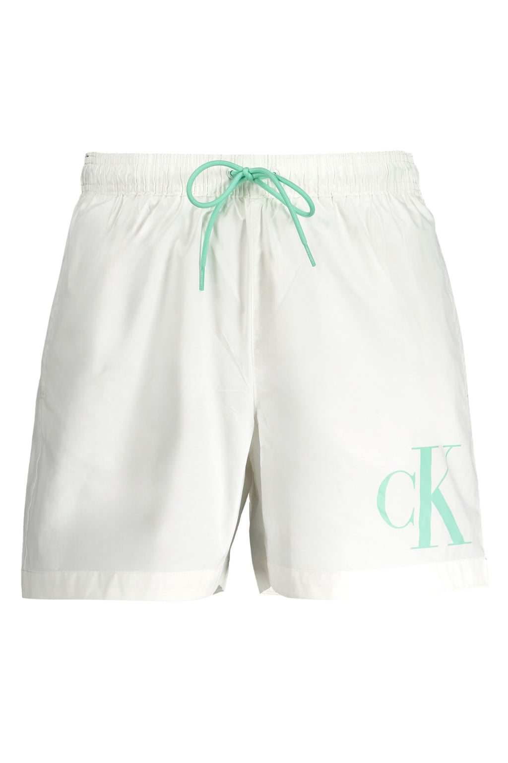CALVIN KLEIN MEN'S WHITE BOTTOM SWIMSUIT 