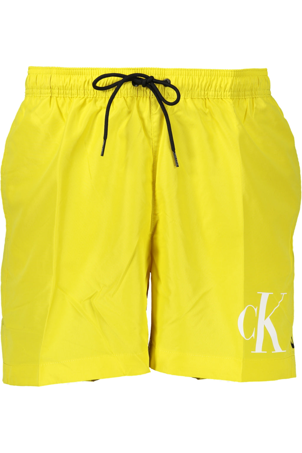 CALVIN KLEIN MEN'S YELLOW BOTTOM SWIMSUIT 