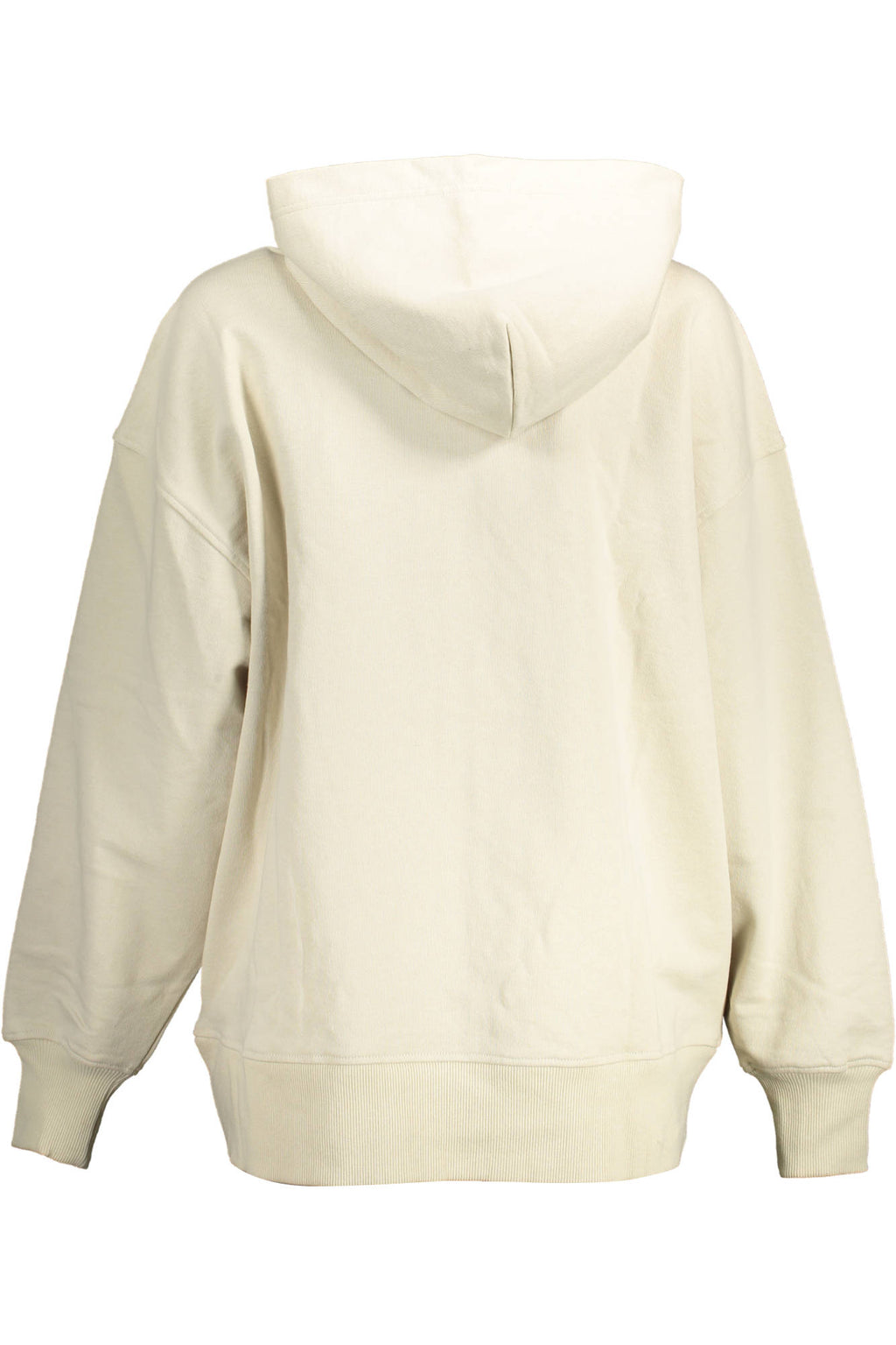 CALVIN KLEIN WOMEN'S BEIGE ZIP-UP SWEATSHIRT 
