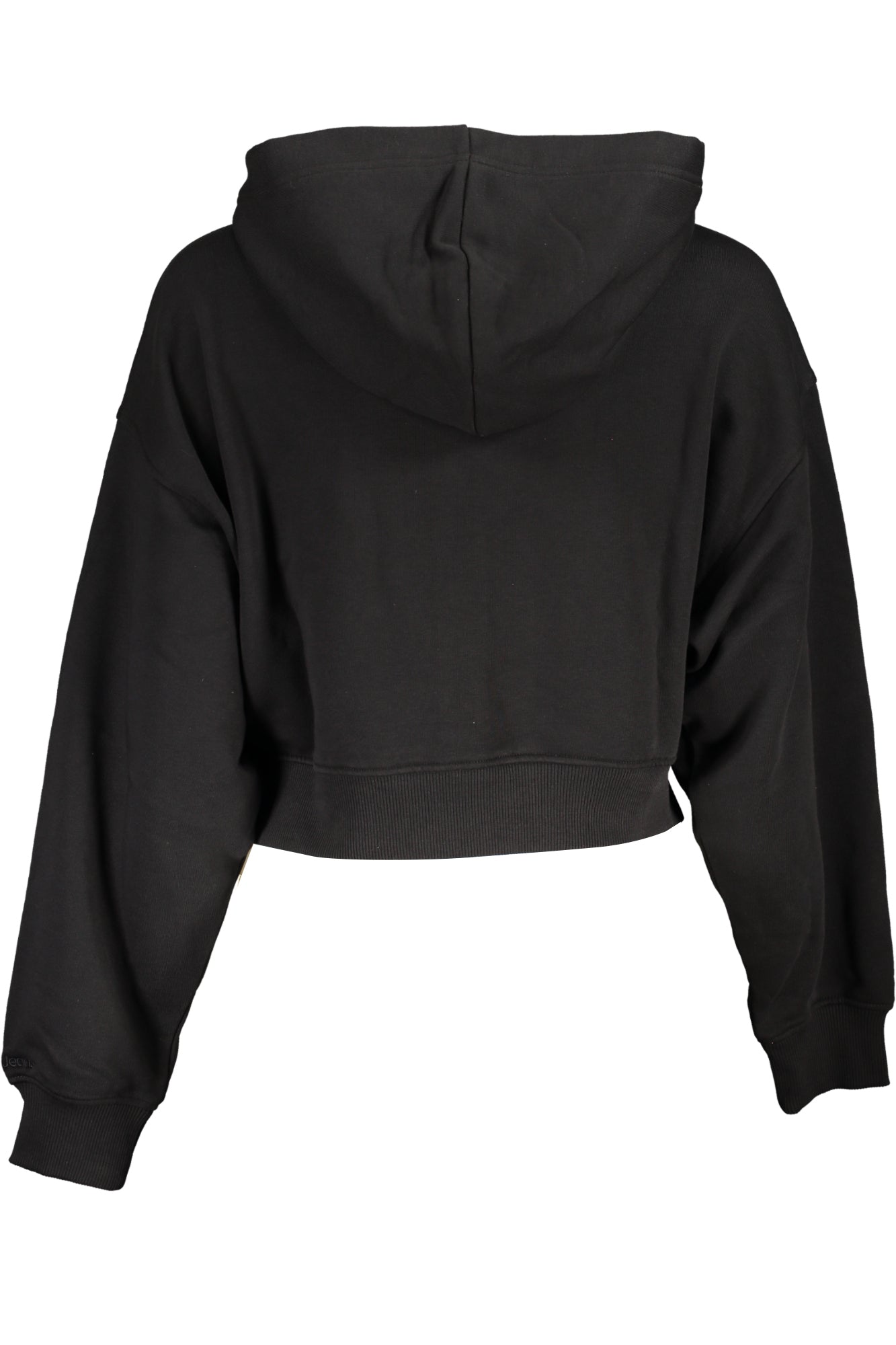 CALVIN KLEIN WOMEN'S BLACK ZIP-UP SWEATSHIRT 