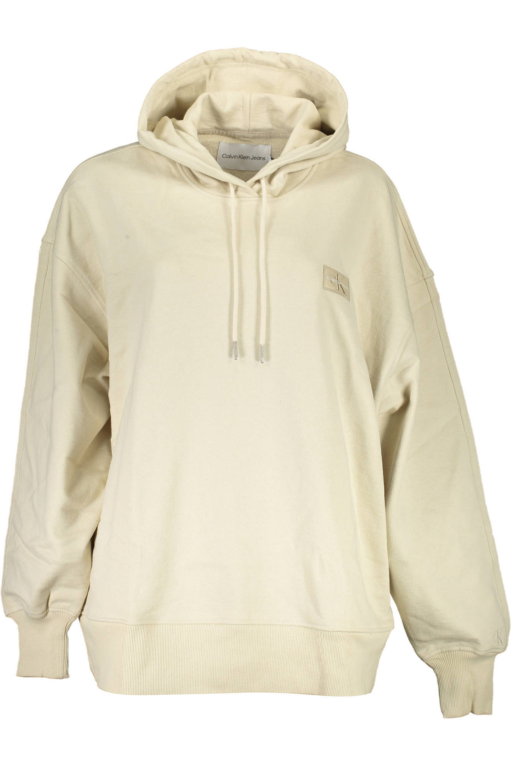 SUDADERA BEIGE CON CREMALLERA DE MUJER DE CALVIN KLEIN 