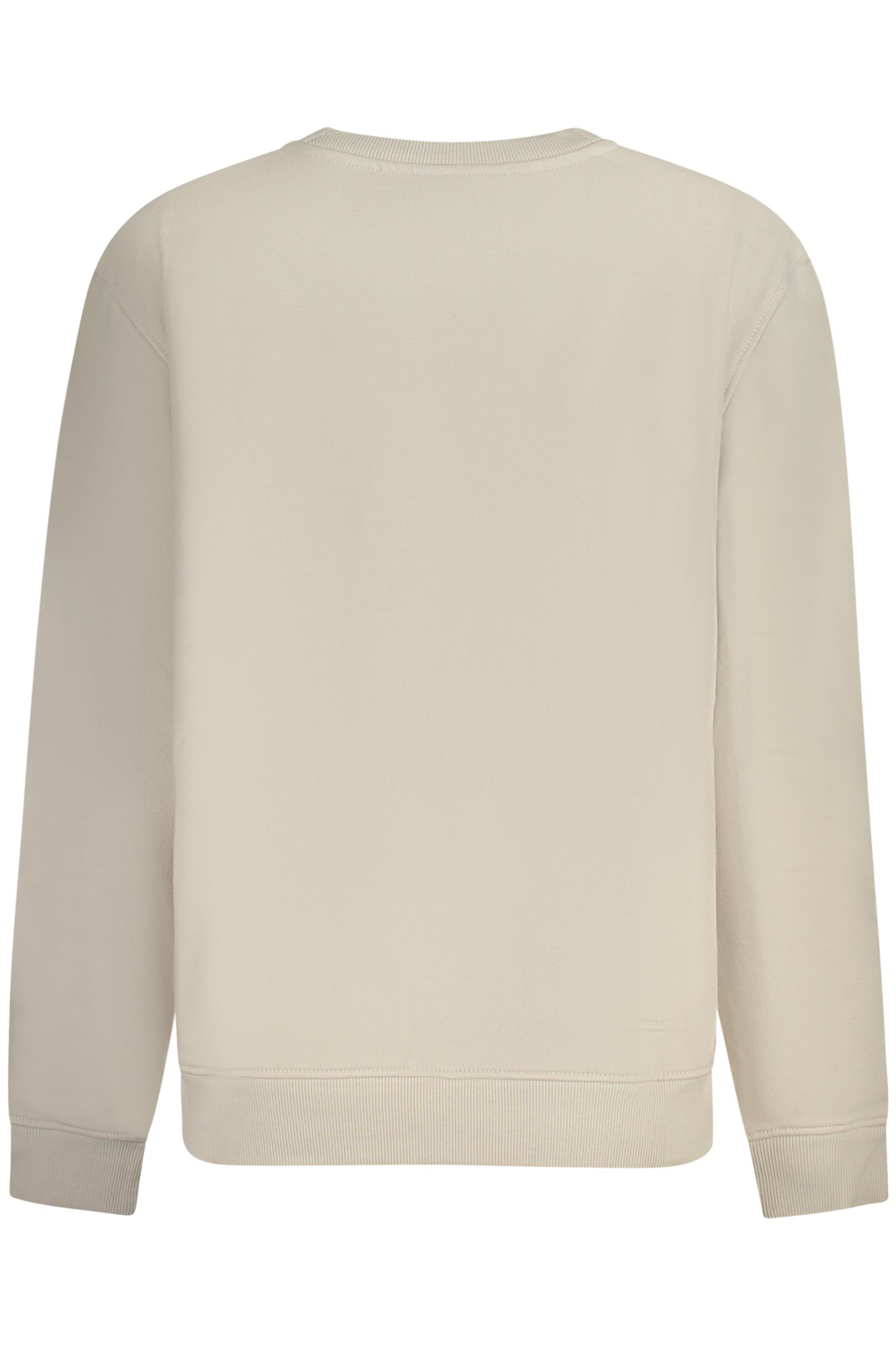 CALVIN KLEIN WOMEN'S BEIGE ZIP-UP SWEATSHIRT 