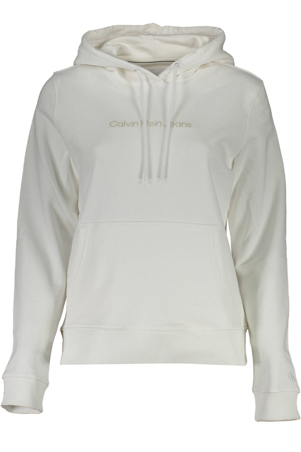 CALVIN KLEIN WOMEN'S ZIP-UP SWEATSHIRT WHITE 