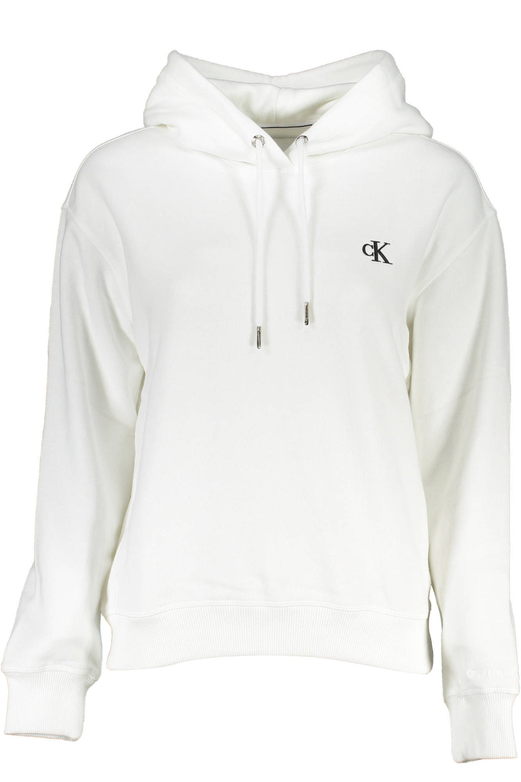 CALVIN KLEIN WOMEN'S ZIP-UP SWEATSHIRT WHITE 