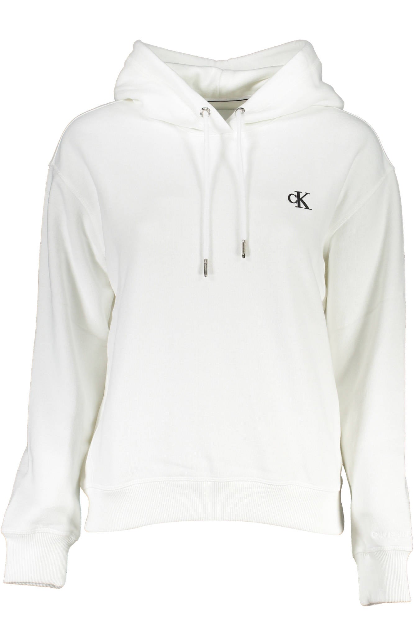 CALVIN KLEIN WOMEN'S ZIP-UP SWEATSHIRT WHITE 