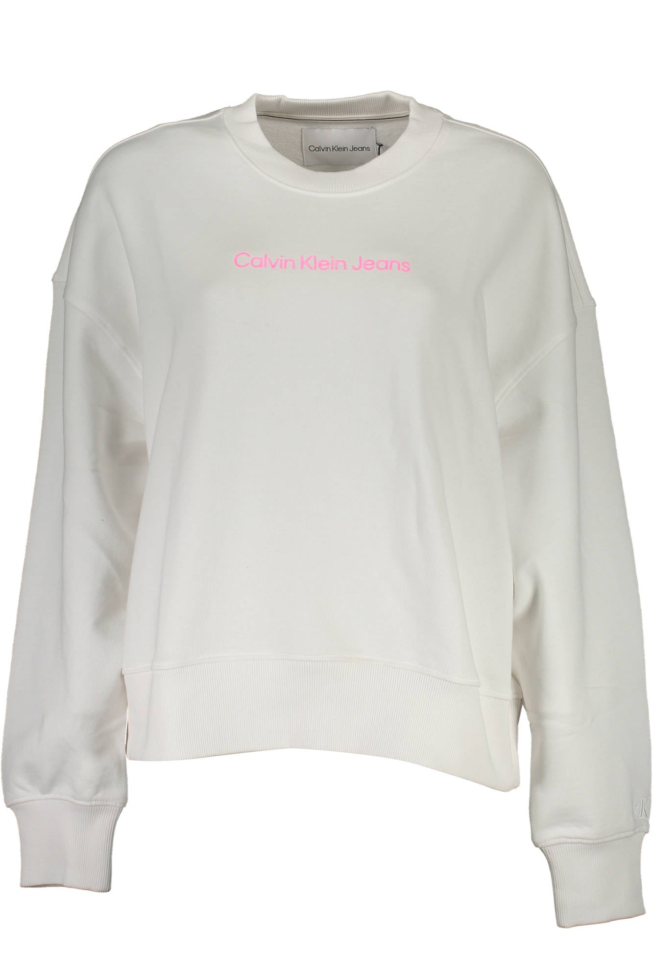 CALVIN KLEIN SUDADERA CON CREMALLERA PARA MUJER BLANCA 
