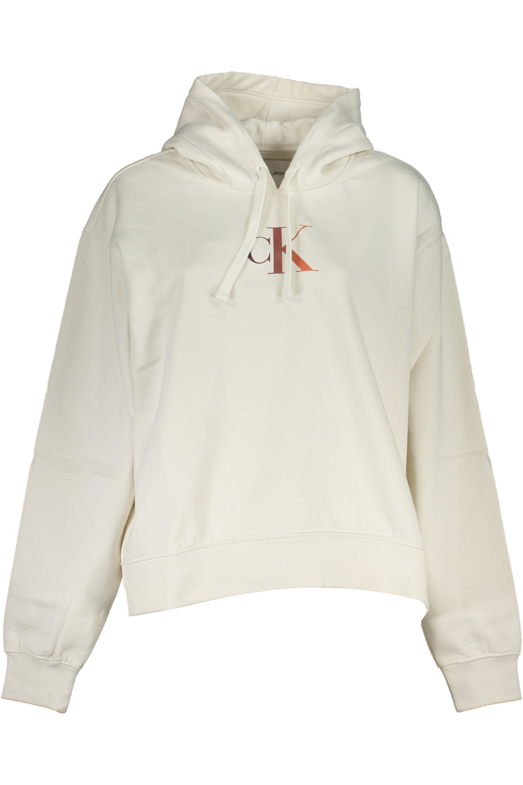CALVIN KLEIN WOMEN'S ZIP-UP SWEATSHIRT WHITE 