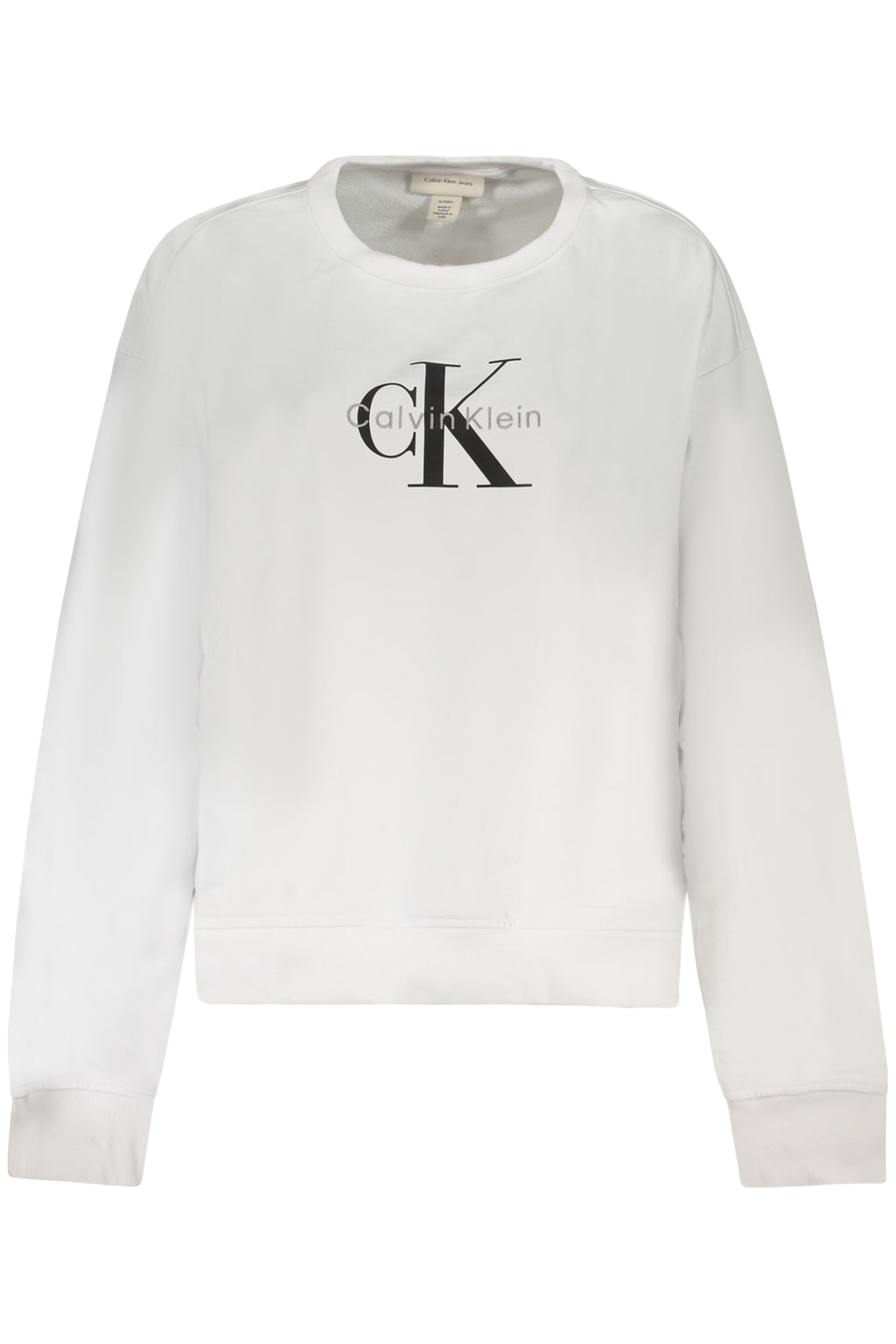 CALVIN KLEIN SUDADERA CON CREMALLERA PARA MUJER BLANCA 