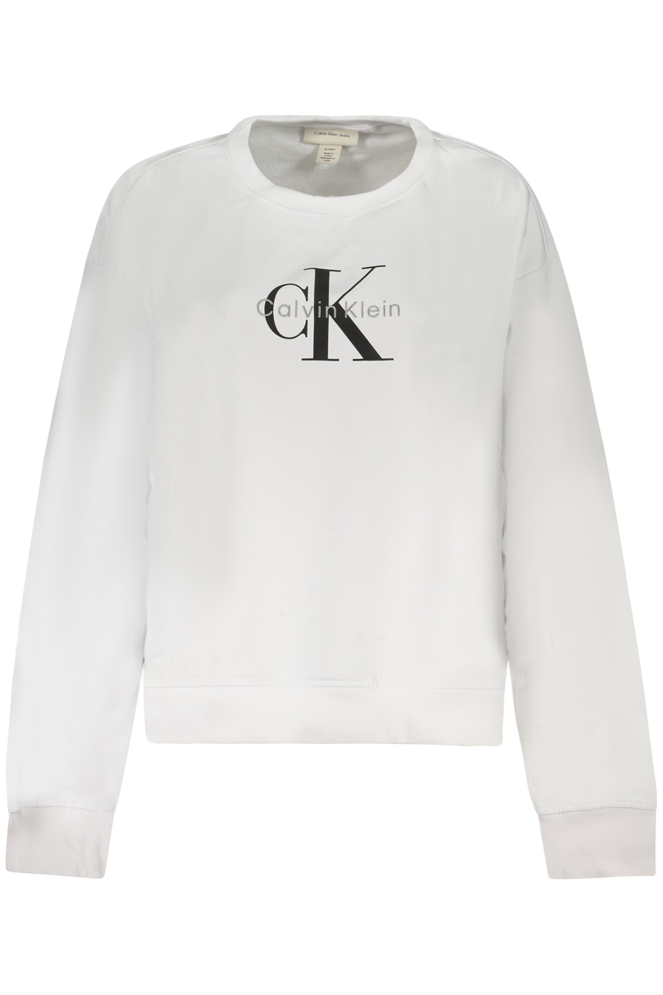 CALVIN KLEIN SUDADERA CON CREMALLERA PARA MUJER BLANCA 