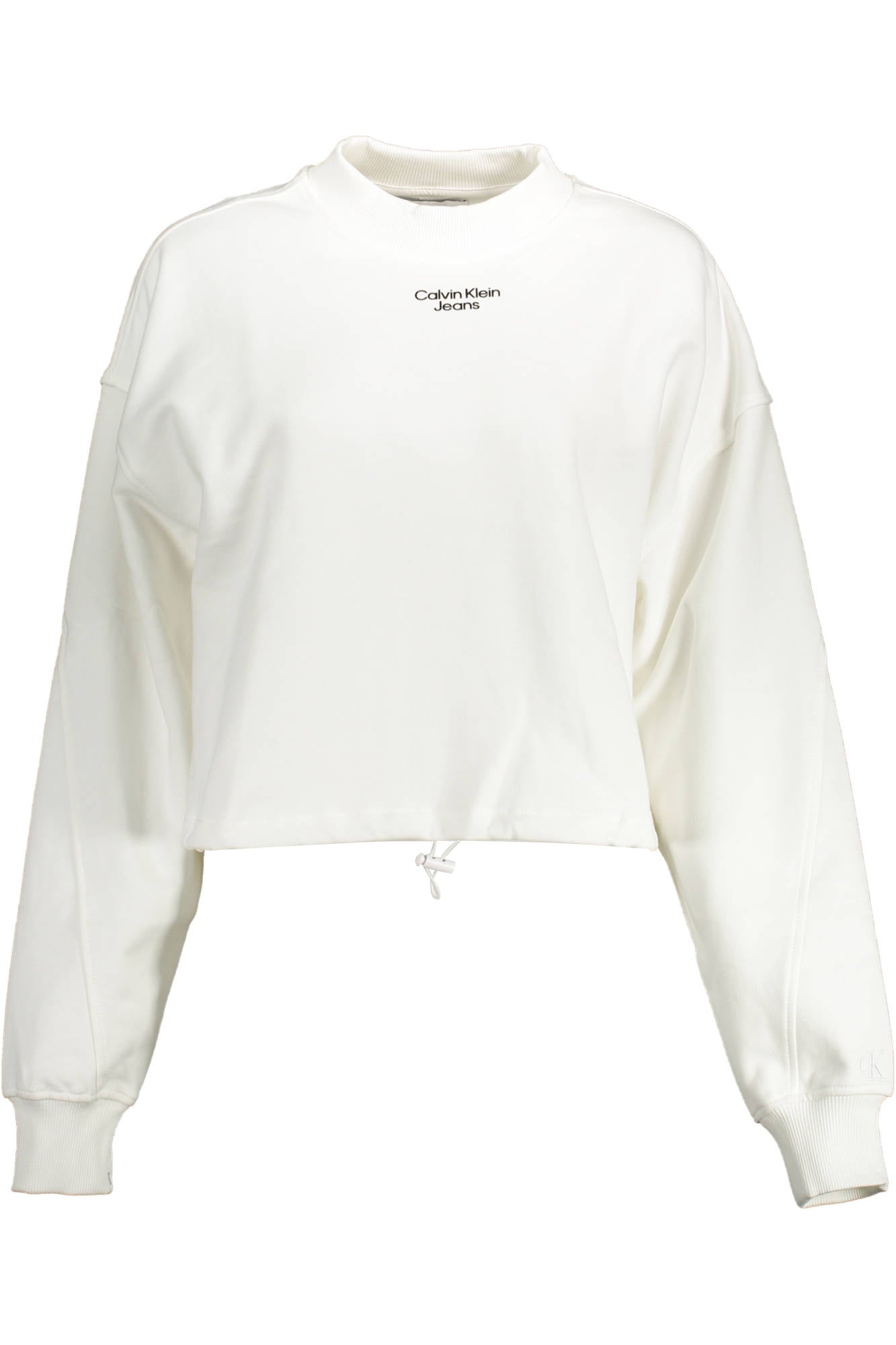 CALVIN KLEIN WOMEN'S ZIP-UP SWEATSHIRT WHITE 