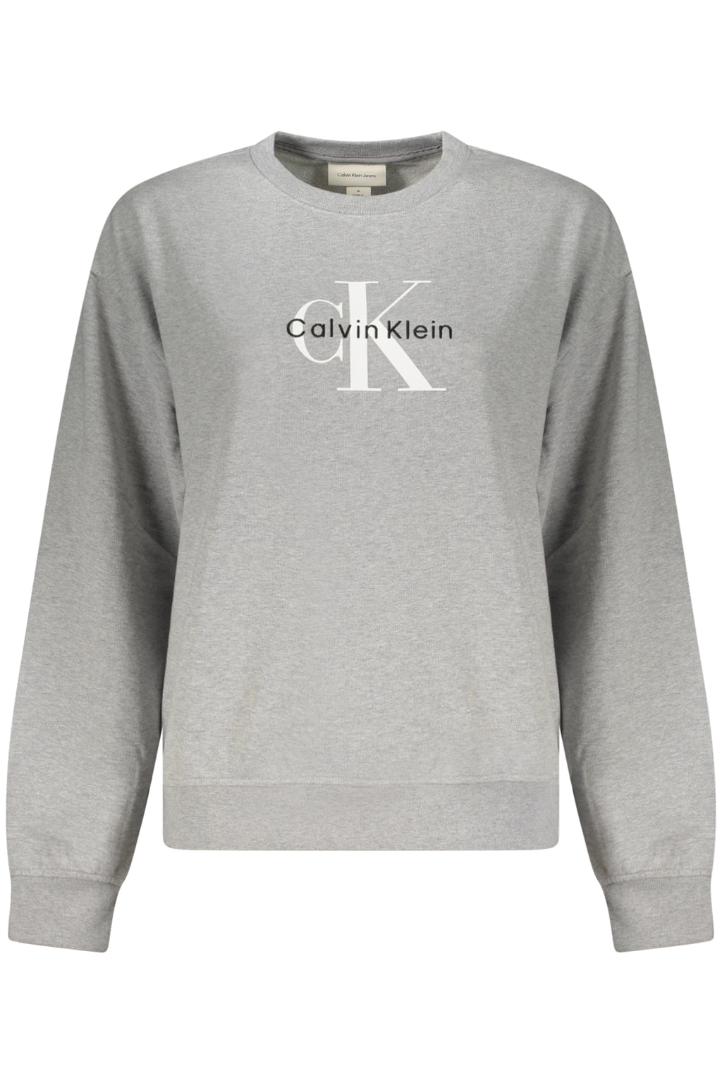 SUDADERA GRIS CON CREMALLERA DE MUJER DE CALVIN KLEIN 