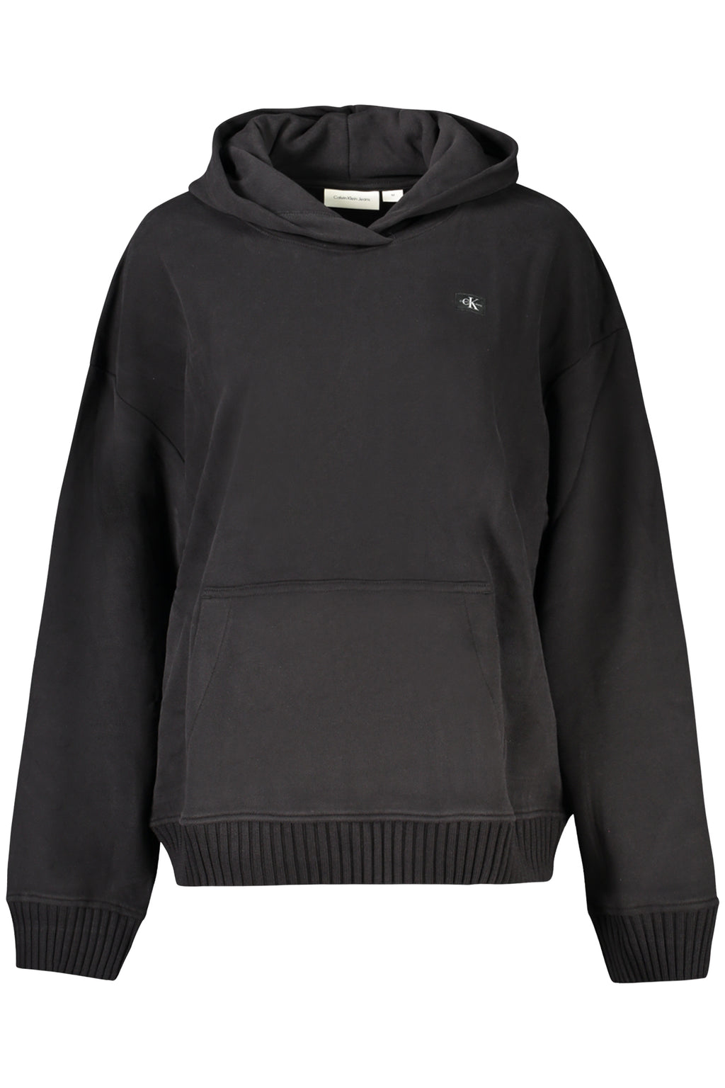 CALVIN KLEIN WOMEN'S BLACK ZIP-UP SWEATSHIRT 
