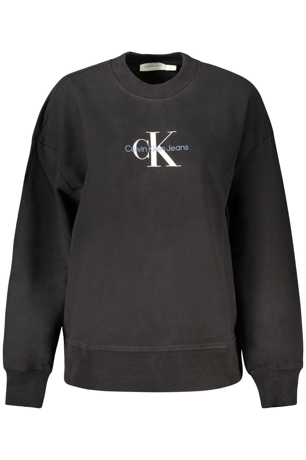 SUDADERA NEGRA CON CREMALLERA DE MUJER DE CALVIN KLEIN 