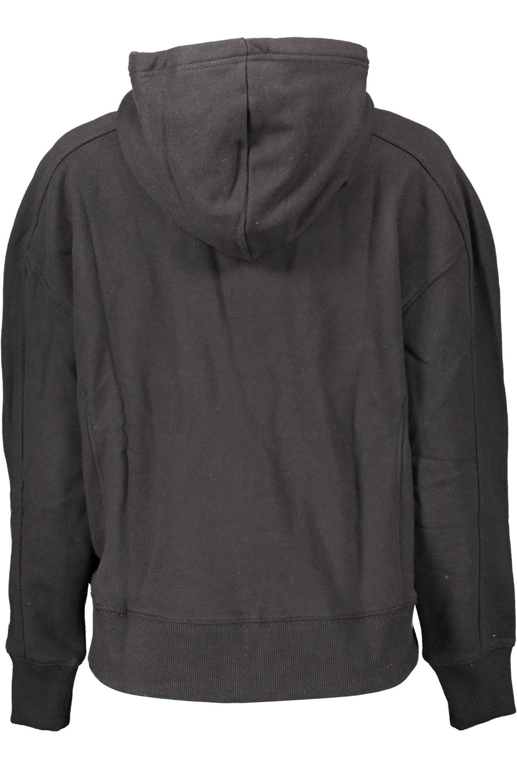 CALVIN KLEIN WOMEN'S BLACK ZIP-UP SWEATSHIRT 
