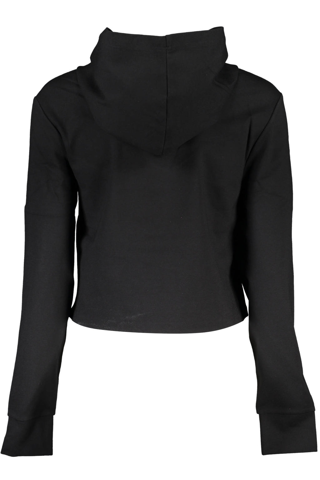 CALVIN KLEIN WOMEN'S BLACK ZIP-UP SWEATSHIRT 