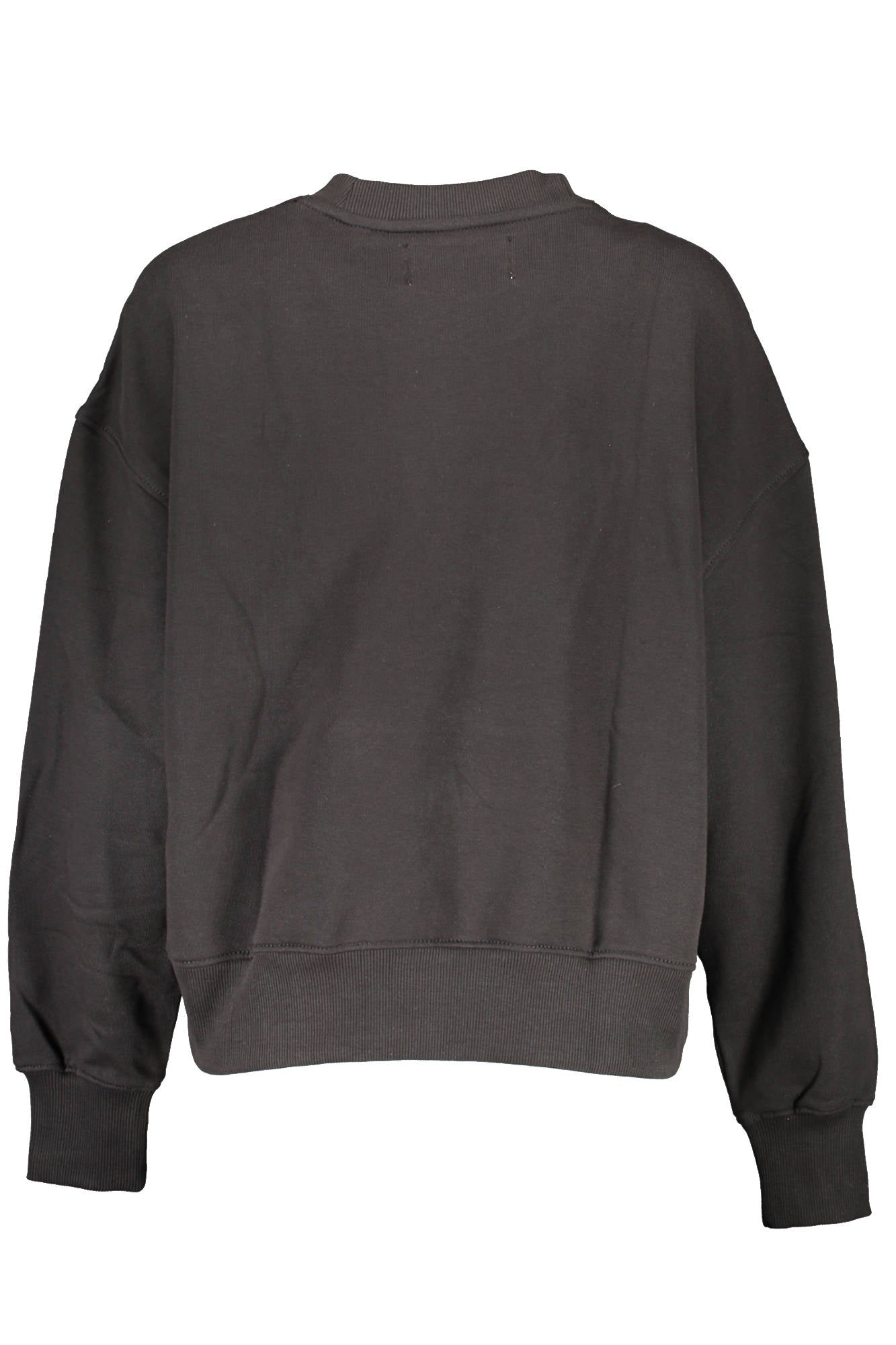 CALVIN KLEIN WOMEN'S BLACK ZIP-UP SWEATSHIRT 