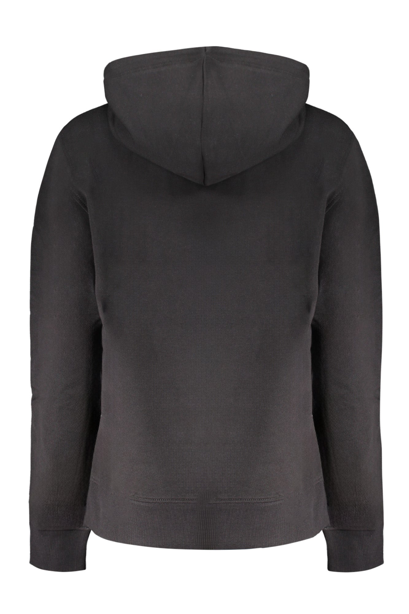 CALVIN KLEIN WOMEN'S BLACK ZIP-UP SWEATSHIRT 