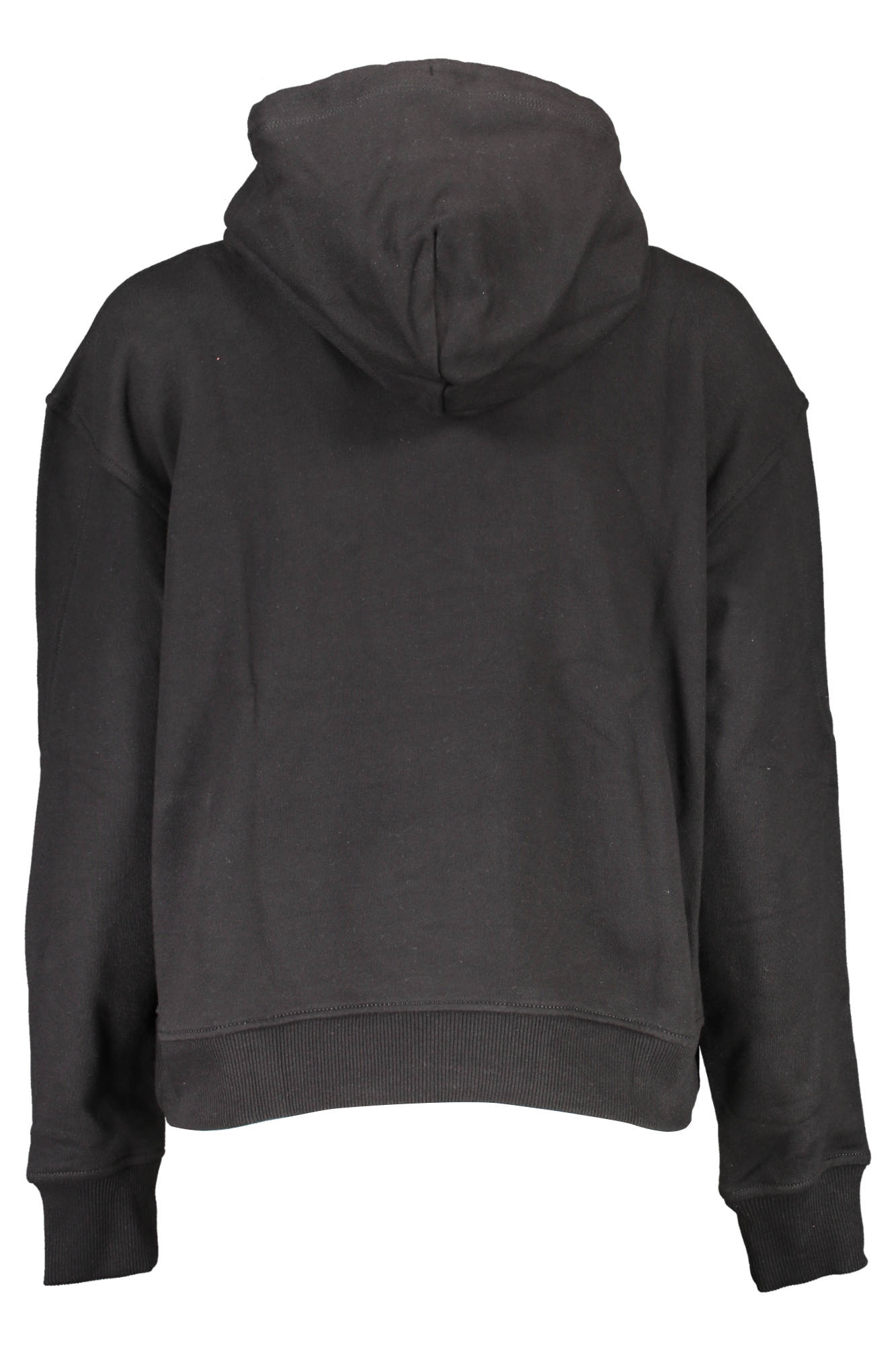 CALVIN KLEIN WOMEN'S BLACK ZIP-UP SWEATSHIRT 