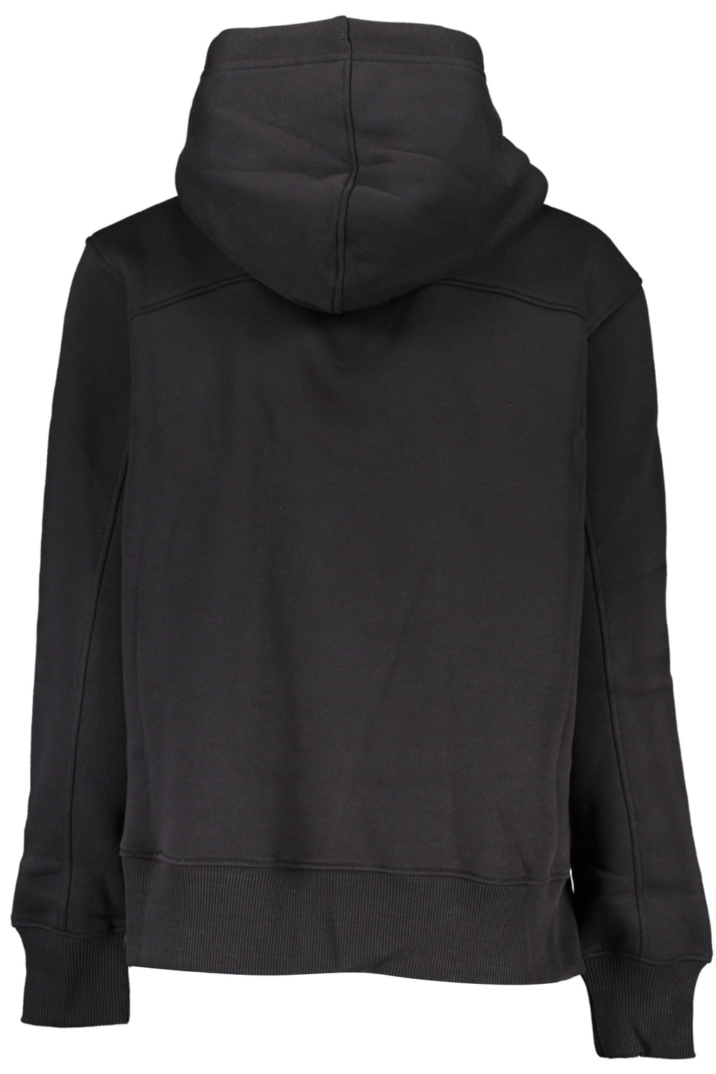 CALVIN KLEIN WOMEN'S BLACK ZIP-UP SWEATSHIRT 