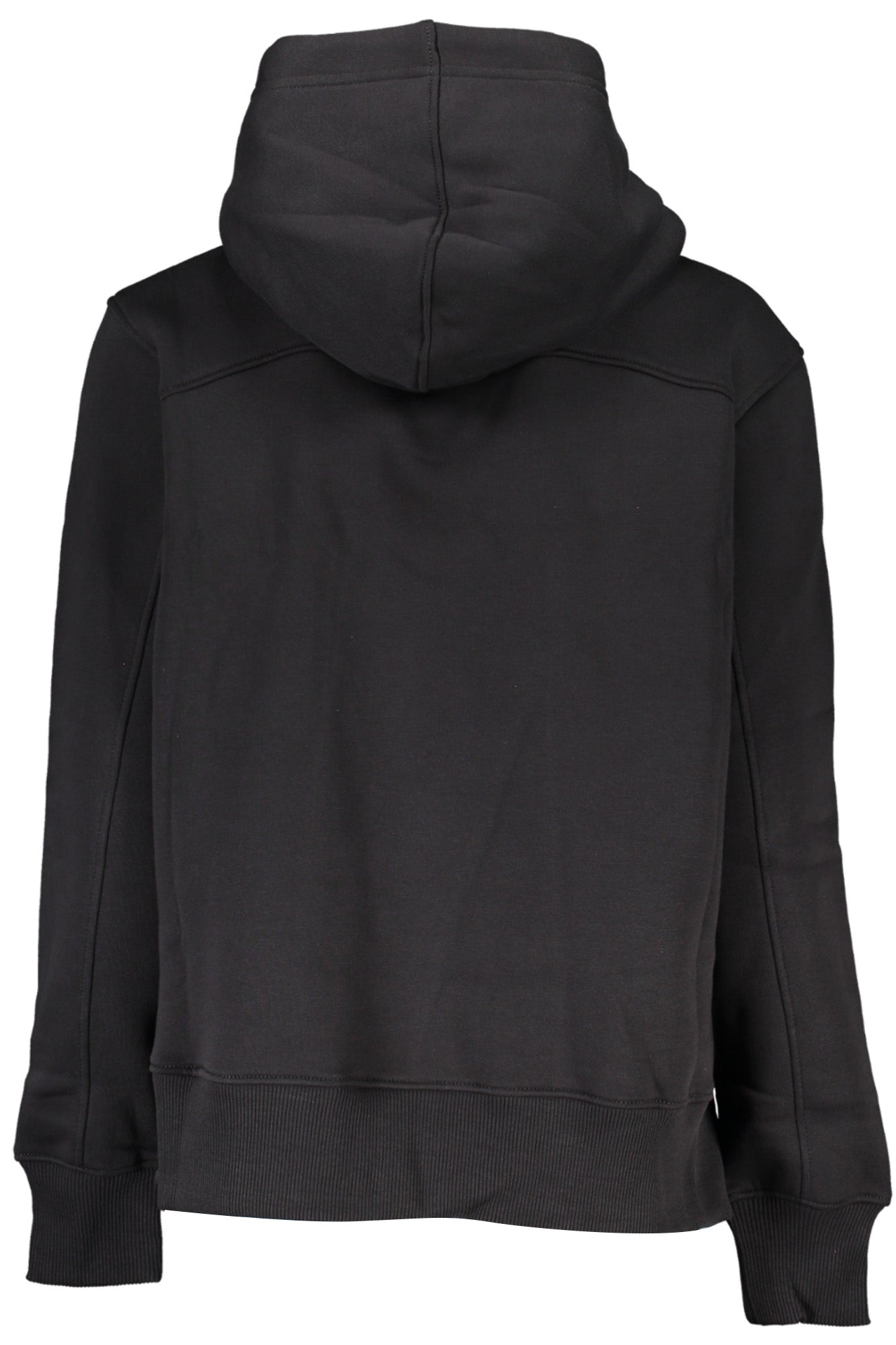 CALVIN KLEIN WOMEN'S BLACK ZIP-UP SWEATSHIRT 