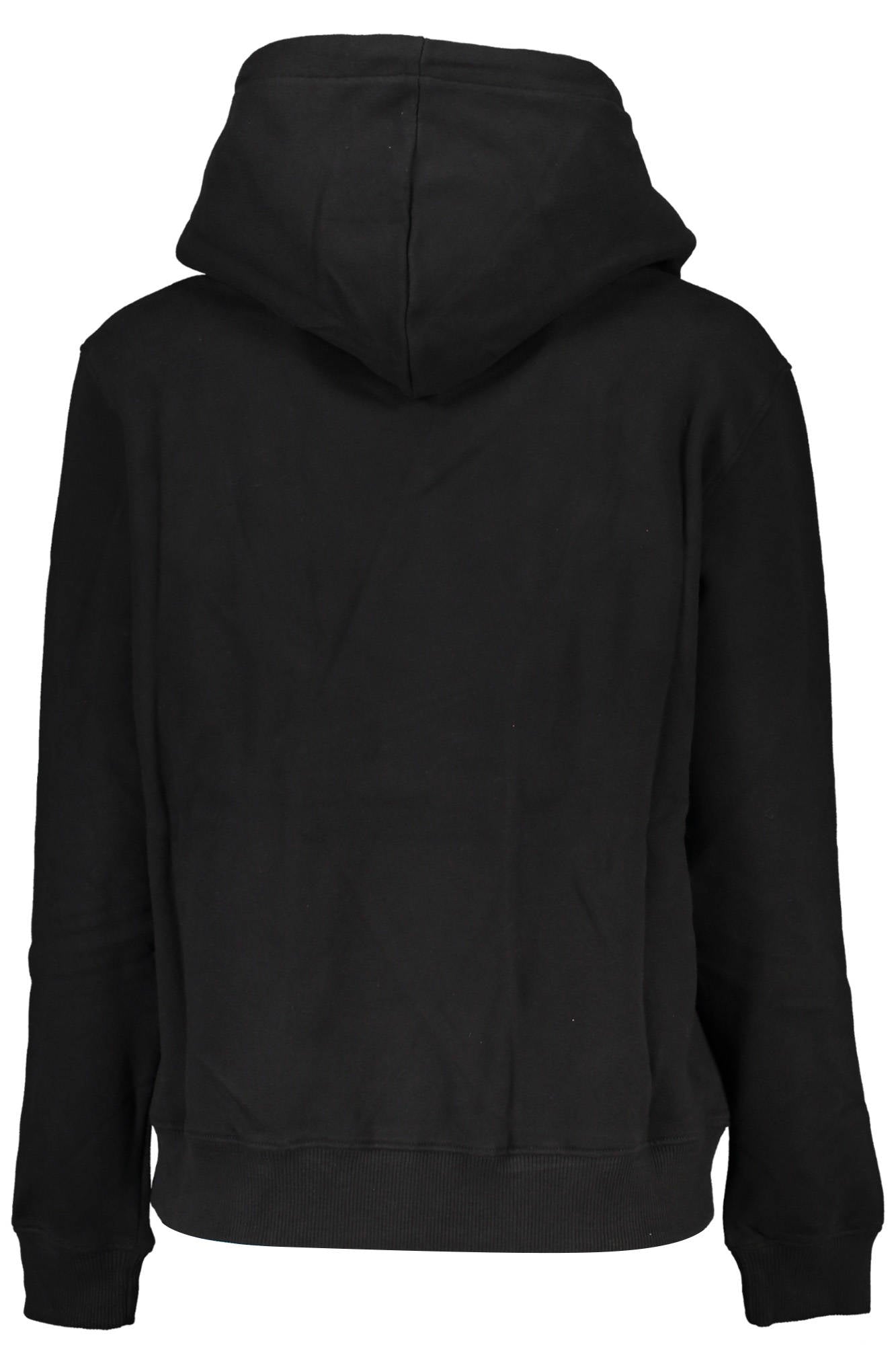 CALVIN KLEIN WOMEN'S BLACK ZIP-UP SWEATSHIRT 