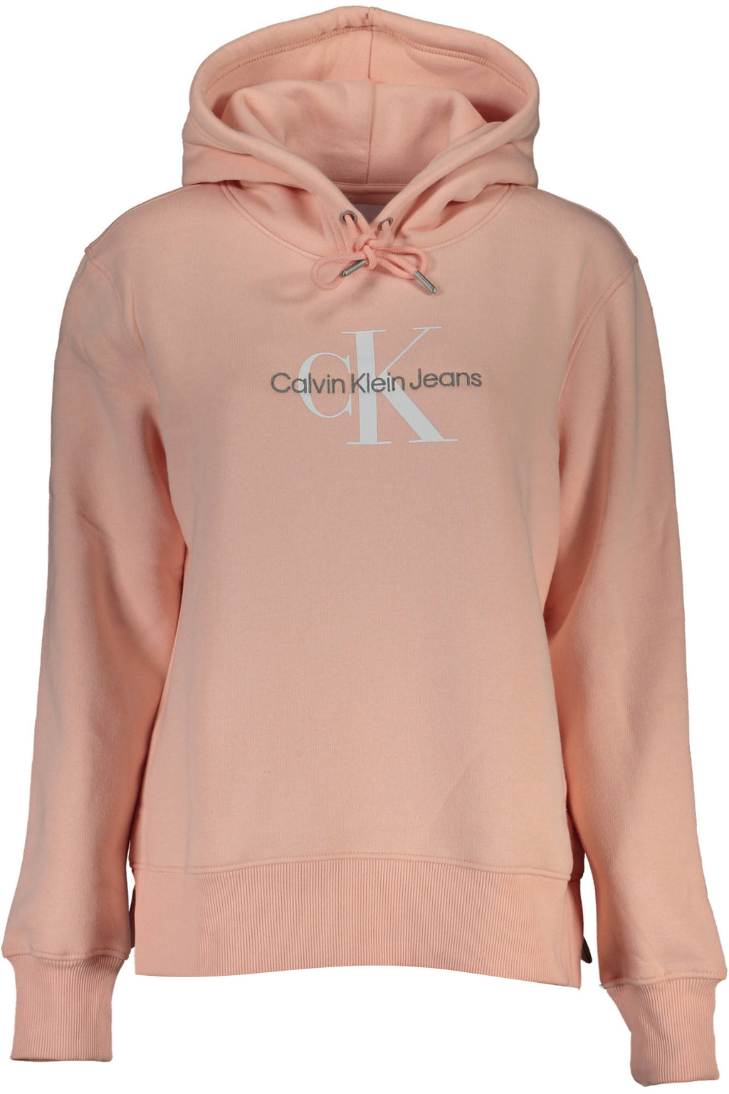 CALVIN KLEIN WOMEN'S PINK ZIP-UP SWEATSHIRT 