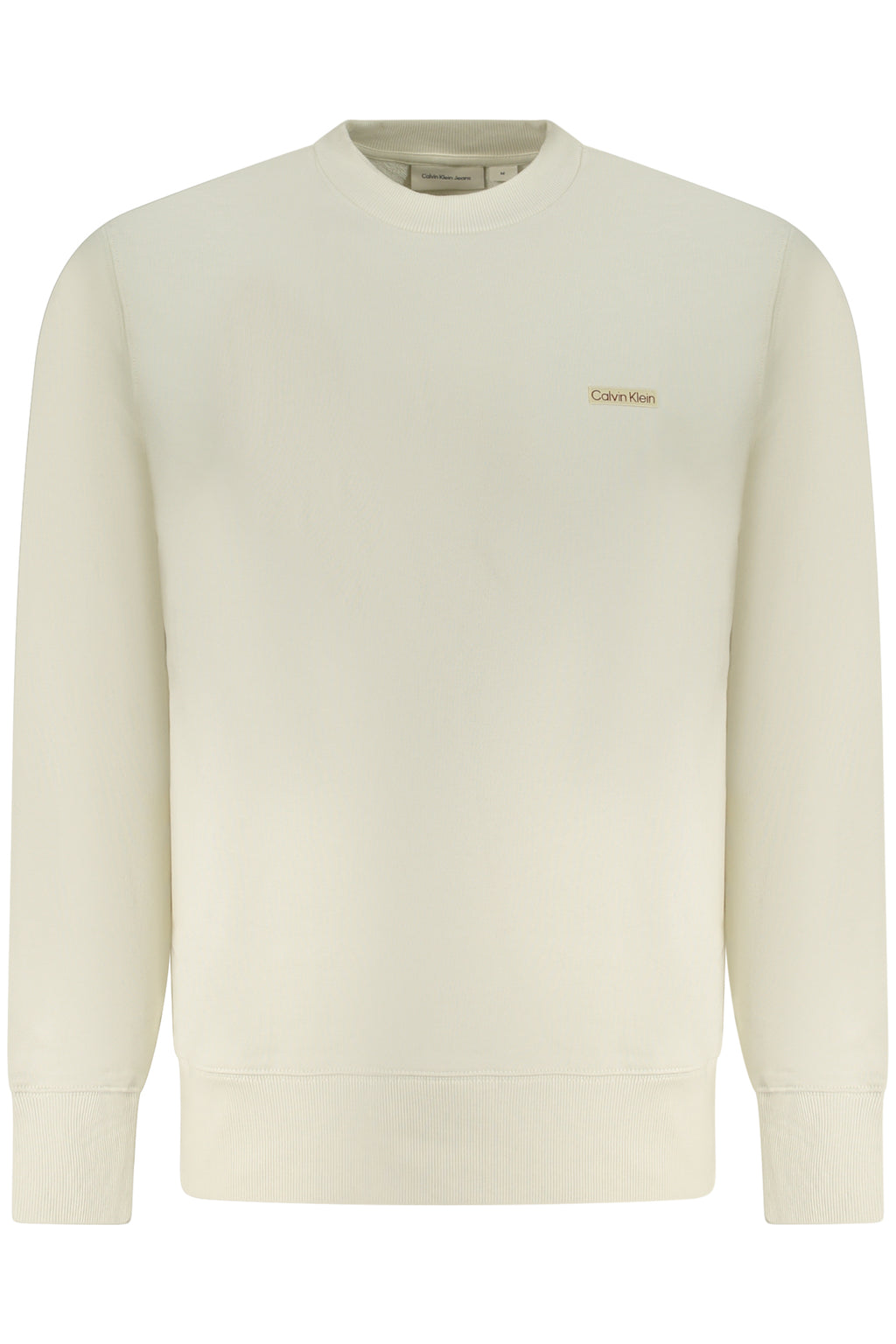 CALVIN KLEIN MEN'S ZIP-UP SWEATSHIRT, BEIGE 