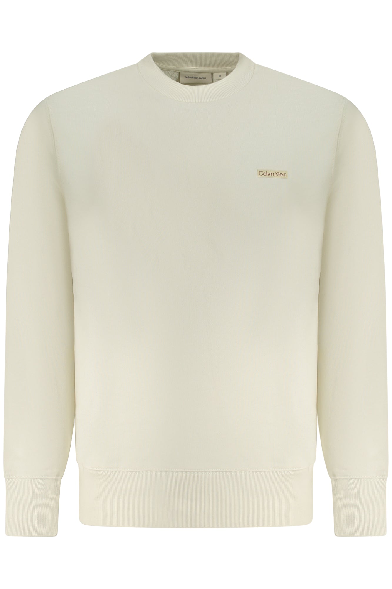 CALVIN KLEIN MEN'S ZIP-UP SWEATSHIRT, BEIGE 