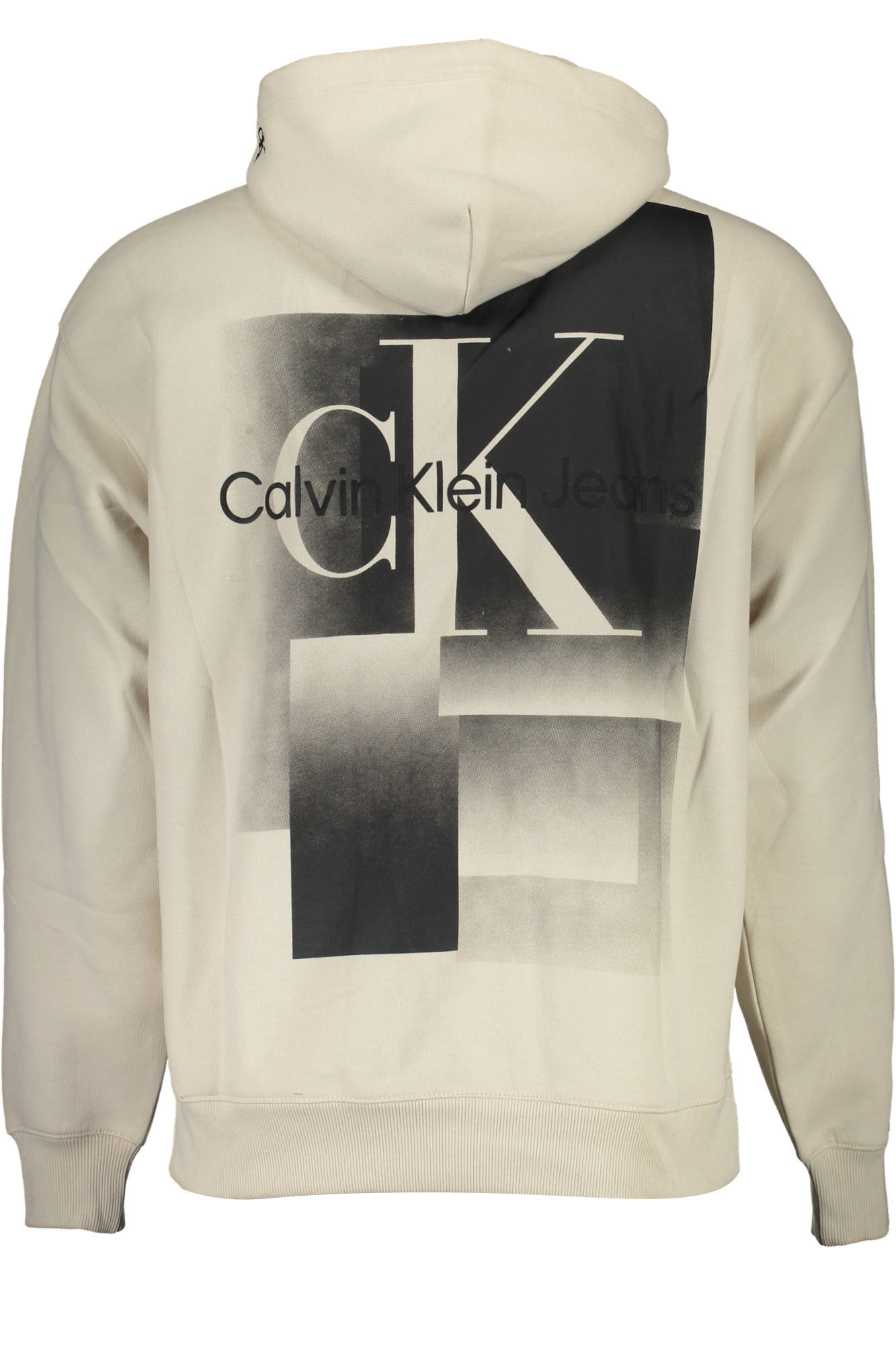 CALVIN KLEIN MEN'S ZIP-UP SWEATSHIRT, BEIGE 