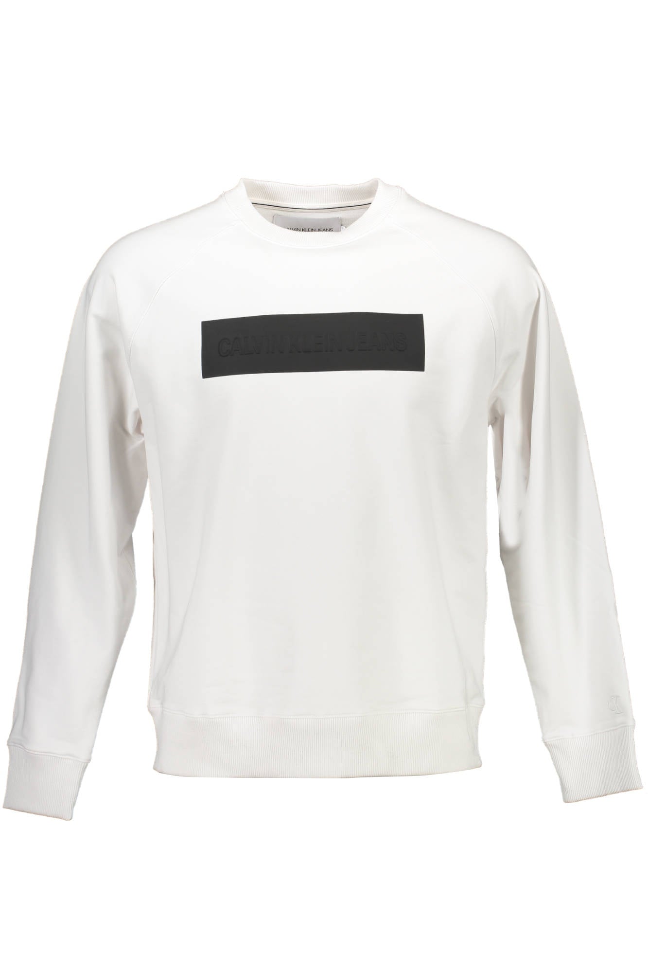 CALVIN KLEIN MEN'S ZIP-UP SWEATSHIRT WHITE 