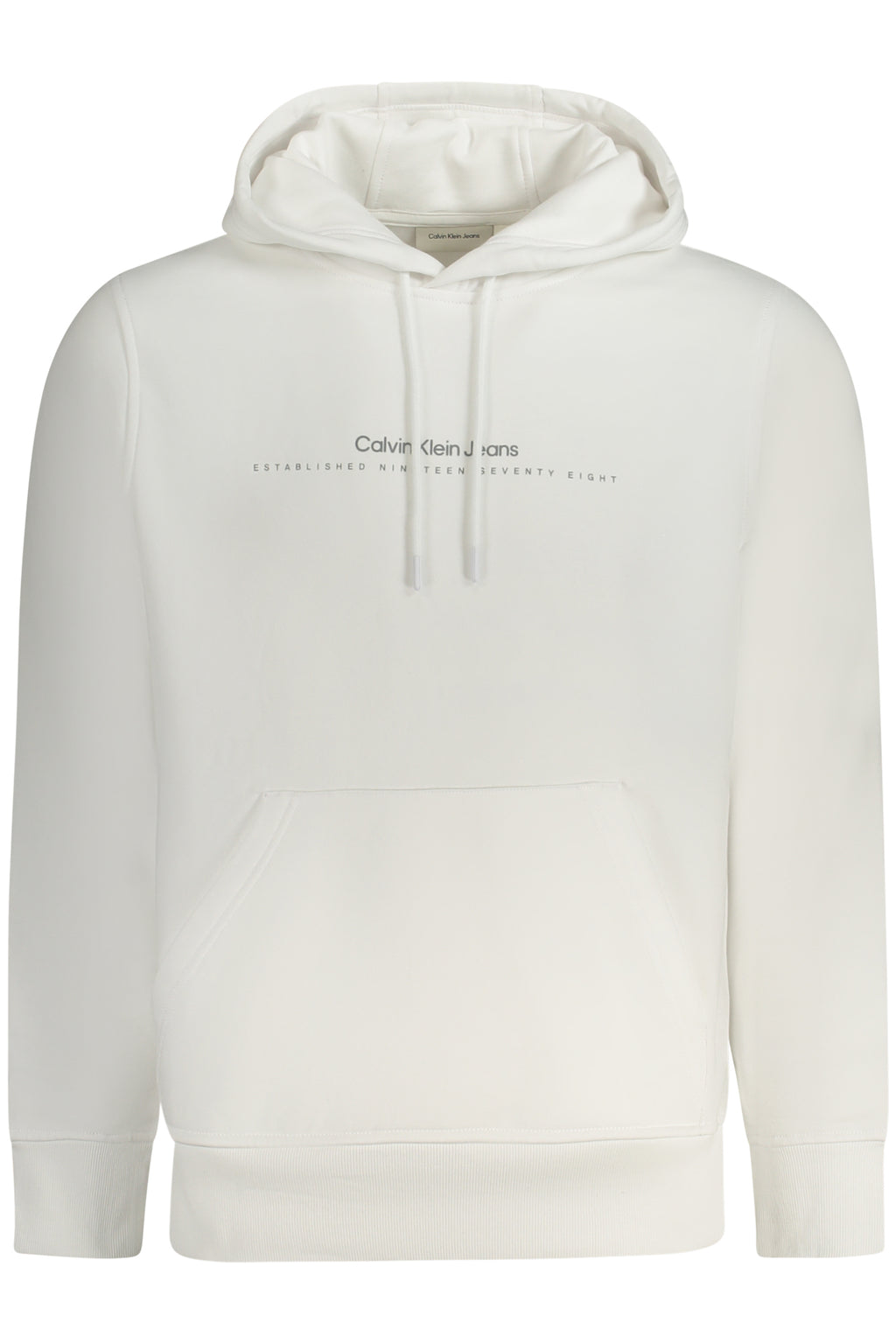 CALVIN KLEIN FELPA SENZA ZIP UOMO BIANCO