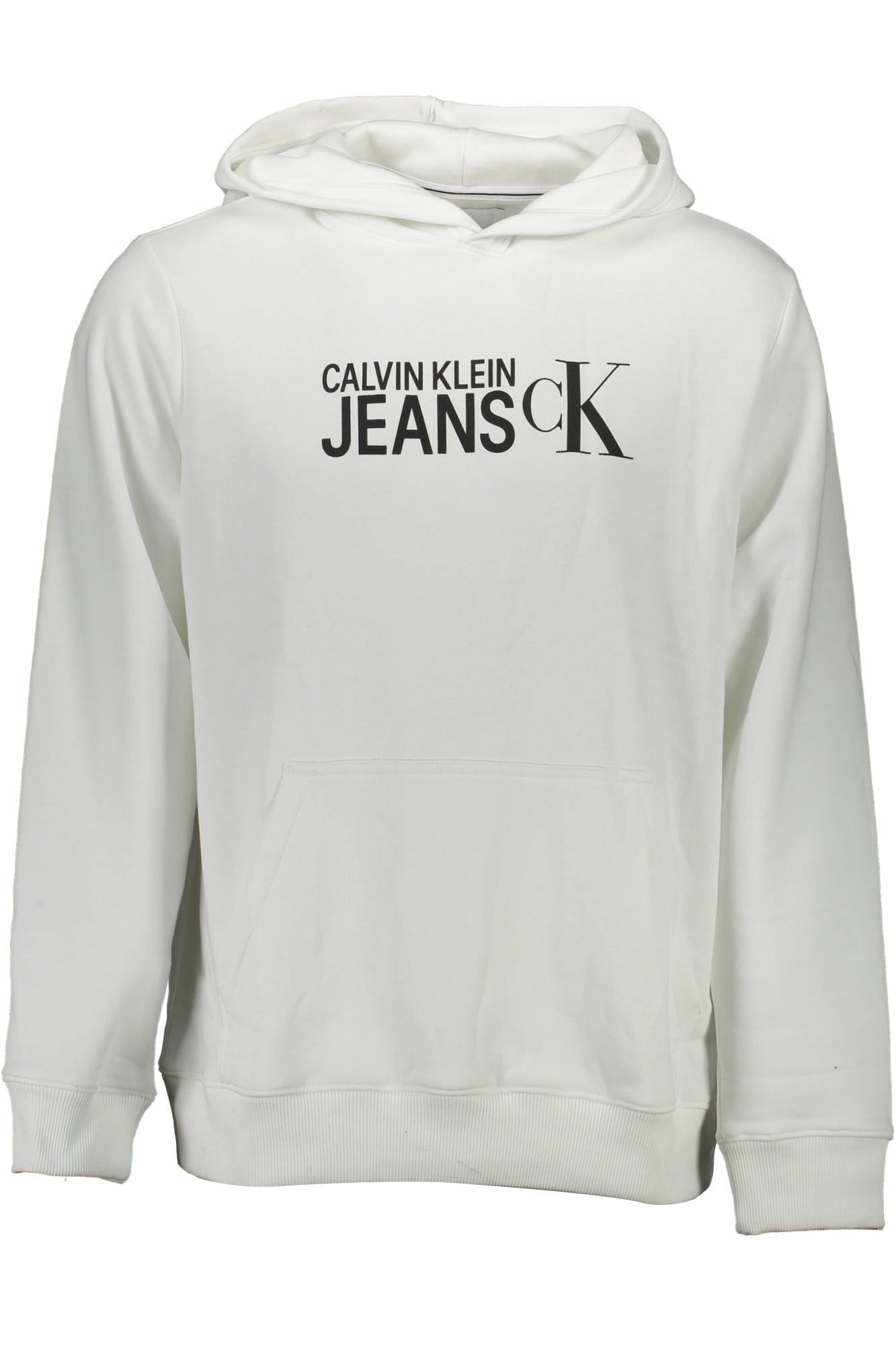 CALVIN KLEIN MEN'S ZIP-UP SWEATSHIRT WHITE 