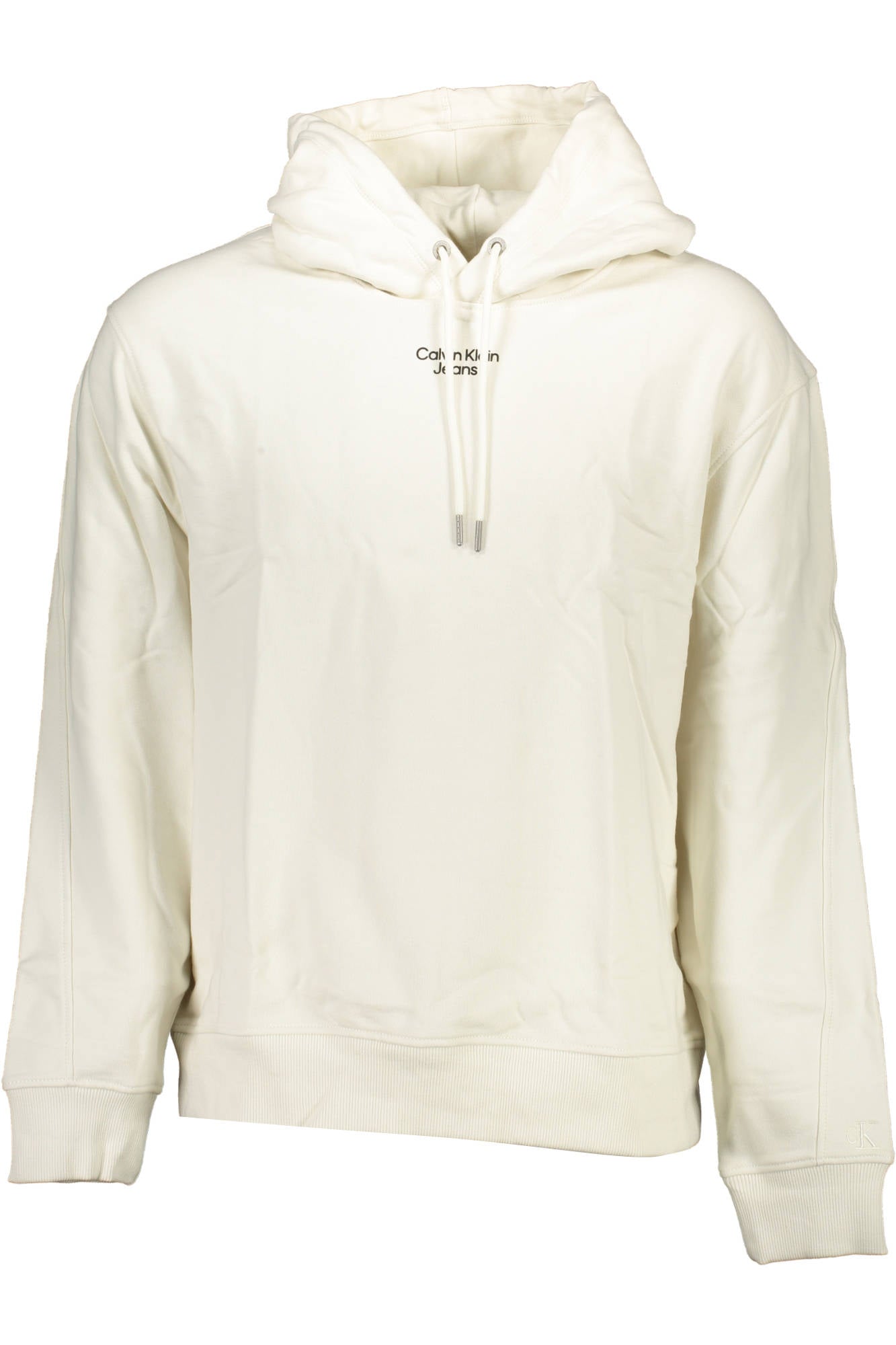 CALVIN KLEIN MEN'S ZIP-UP SWEATSHIRT WHITE 
