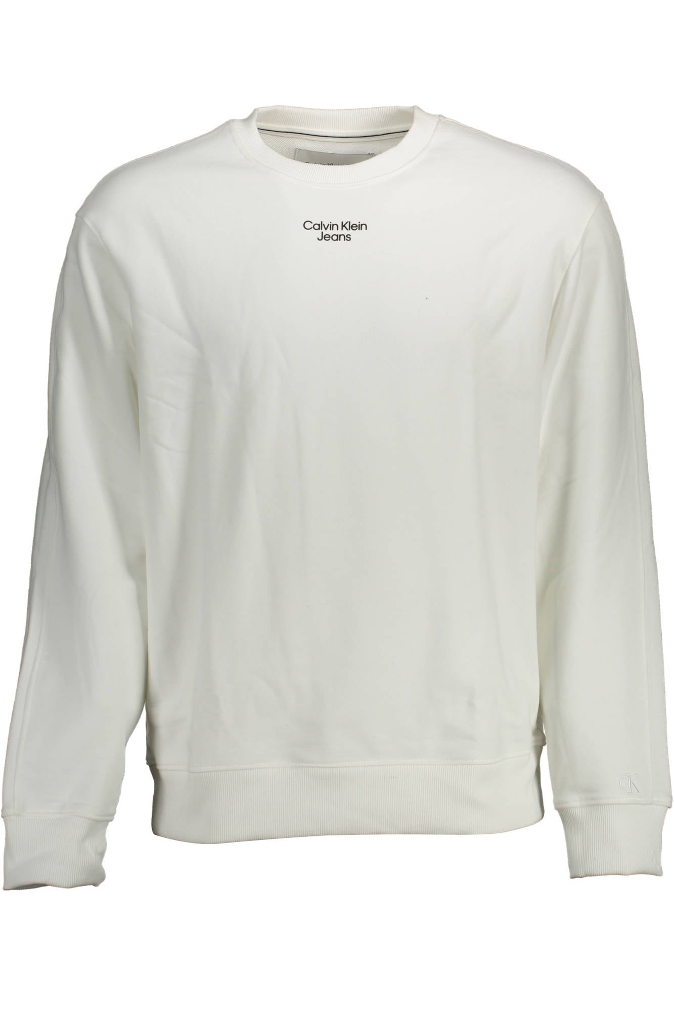 CALVIN KLEIN MEN'S ZIP-UP SWEATSHIRT WHITE 