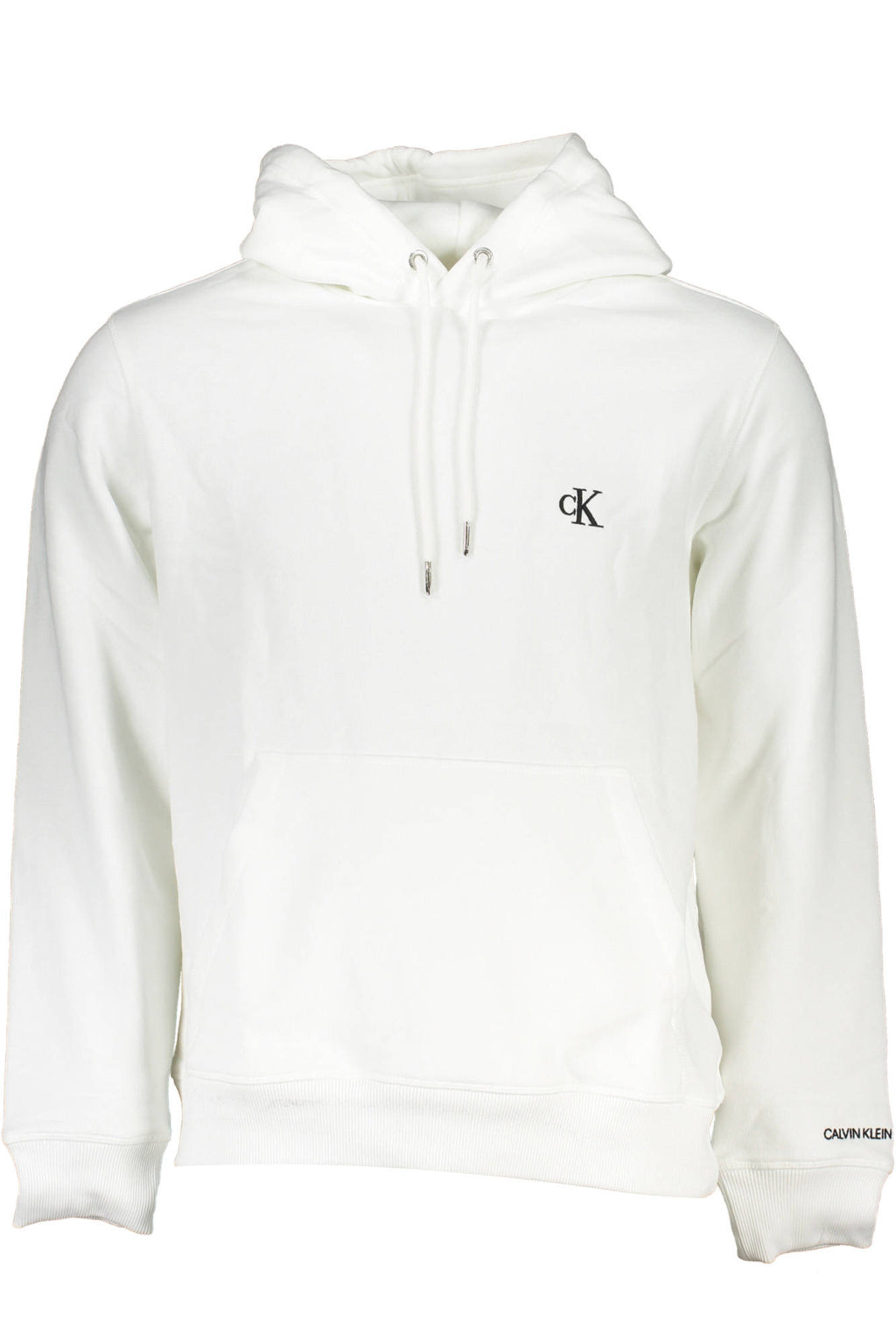 CALVIN KLEIN FELPA SENZA ZIP UOMO BIANCO