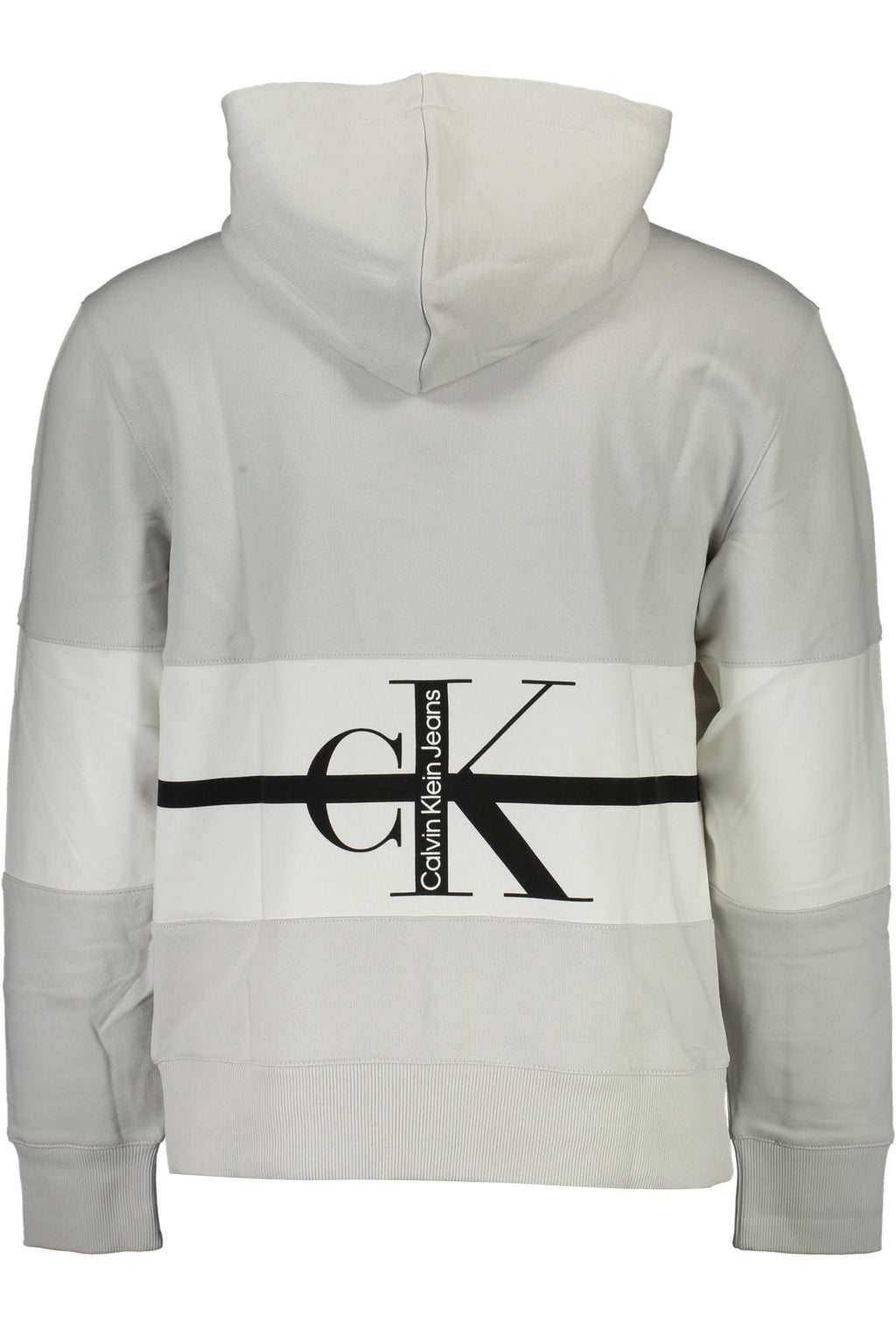 CALVIN KLEIN MEN'S GRAY ZIP-UP SWEATSHIRT 