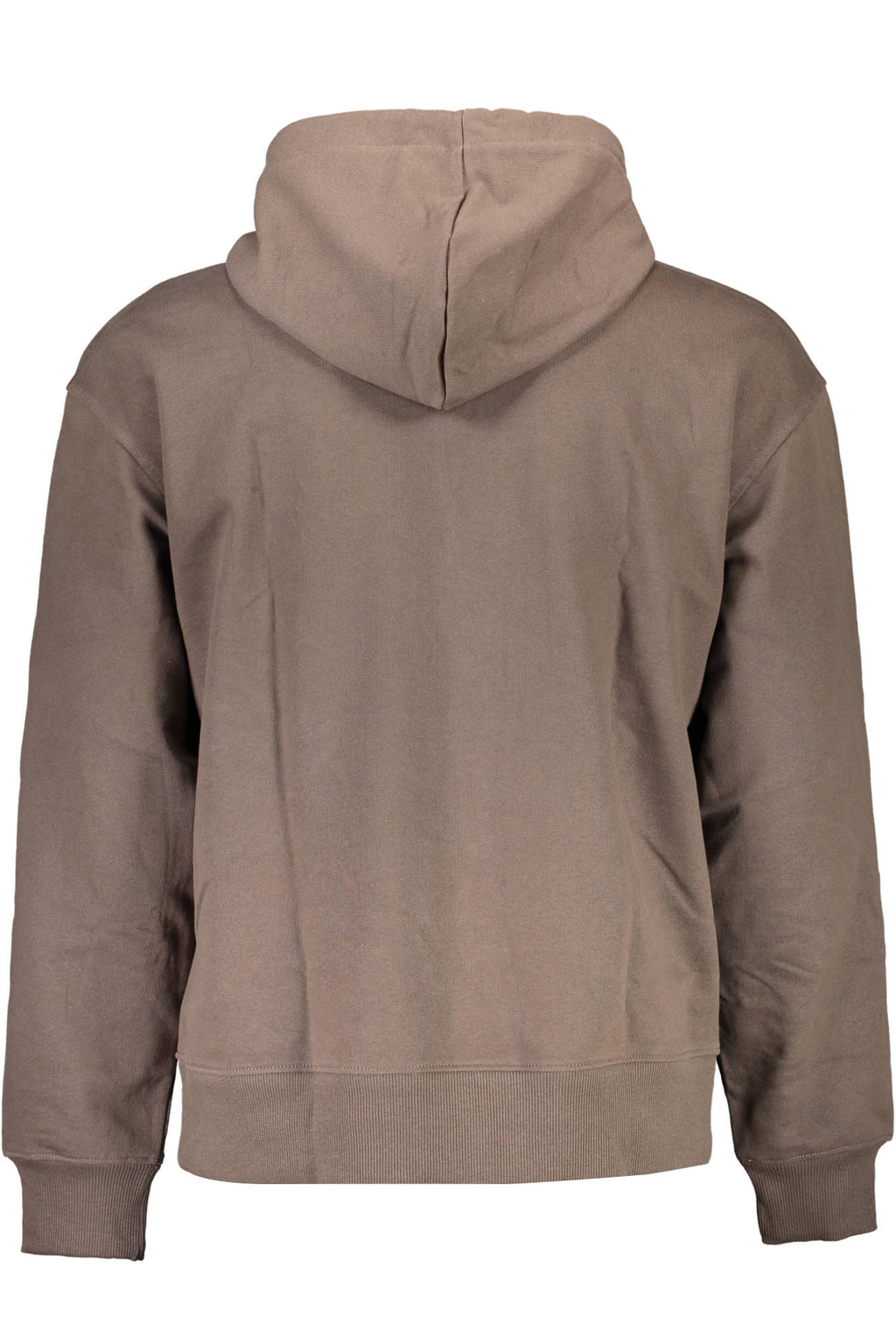 CALVIN KLEIN MEN'S BROWN ZIP-UP SWEATSHIRT 
