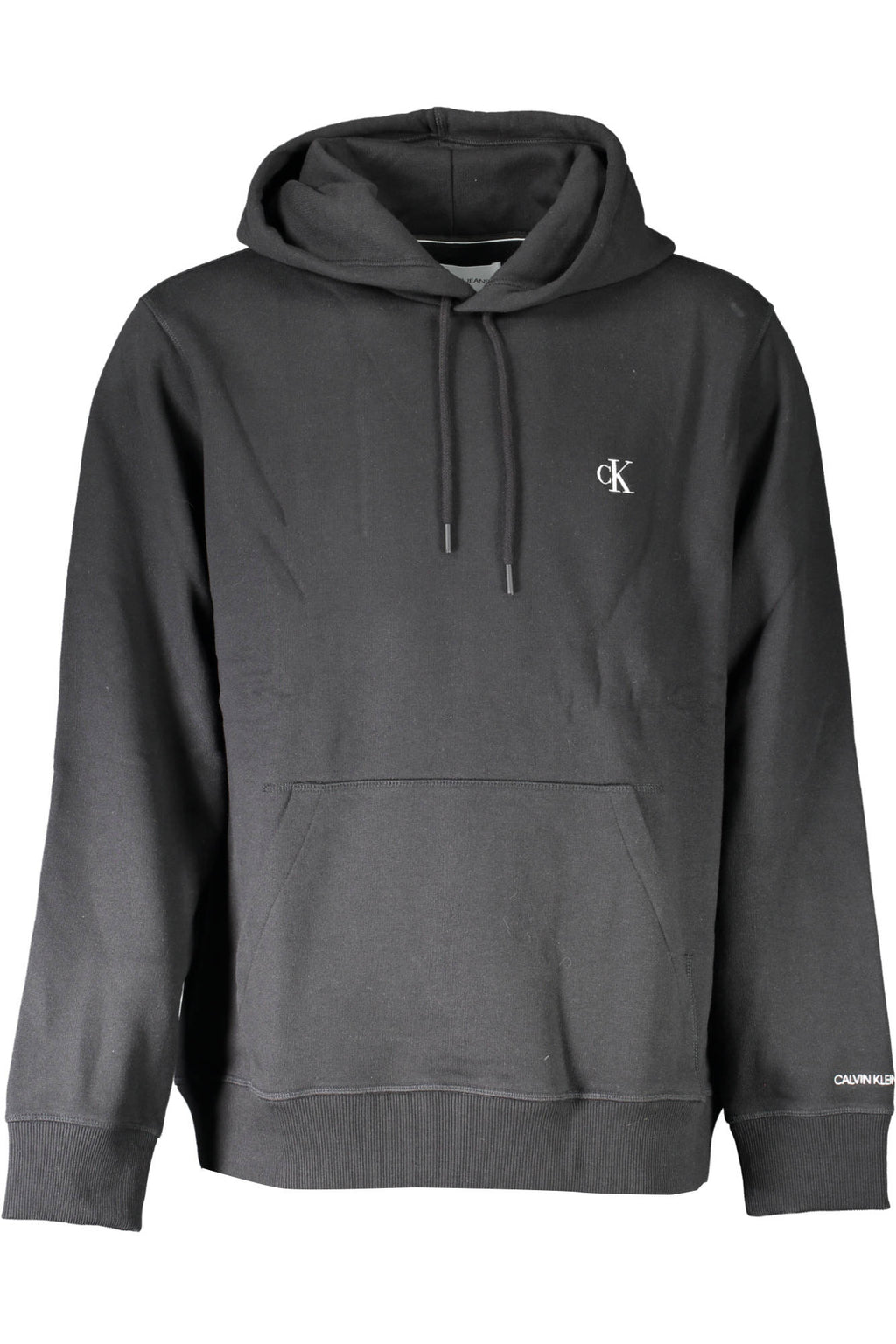 CALVIN KLEIN MEN'S BLACK ZIP-UP SWEATSHIRT 