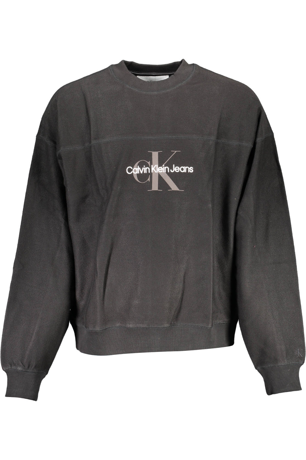 CALVIN KLEIN MEN'S BLACK ZIP-UP SWEATSHIRT 