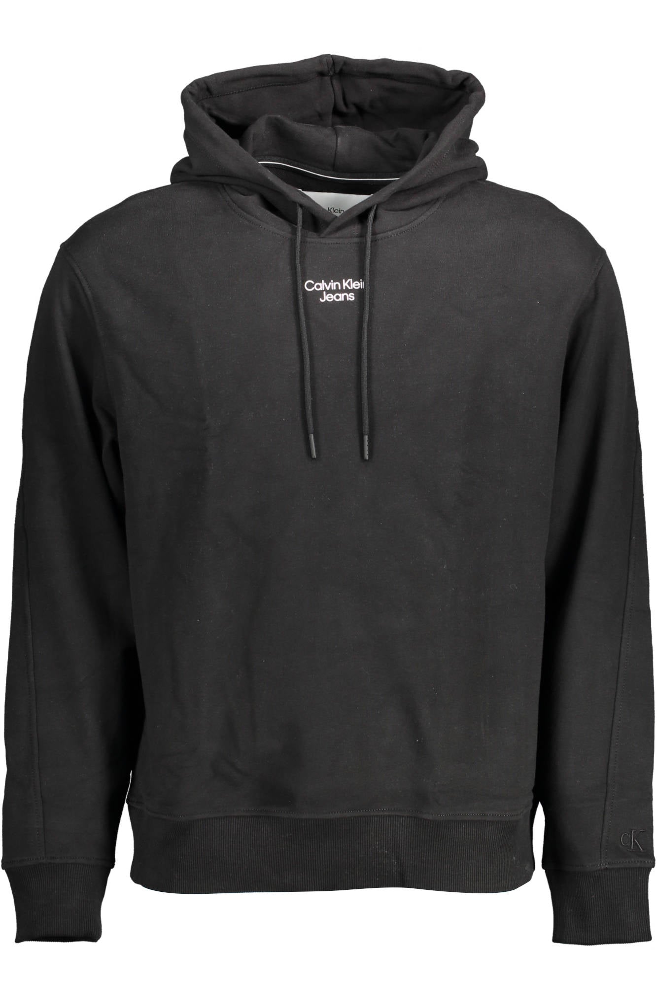 CALVIN KLEIN MEN'S BLACK ZIP-UP SWEATSHIRT 
