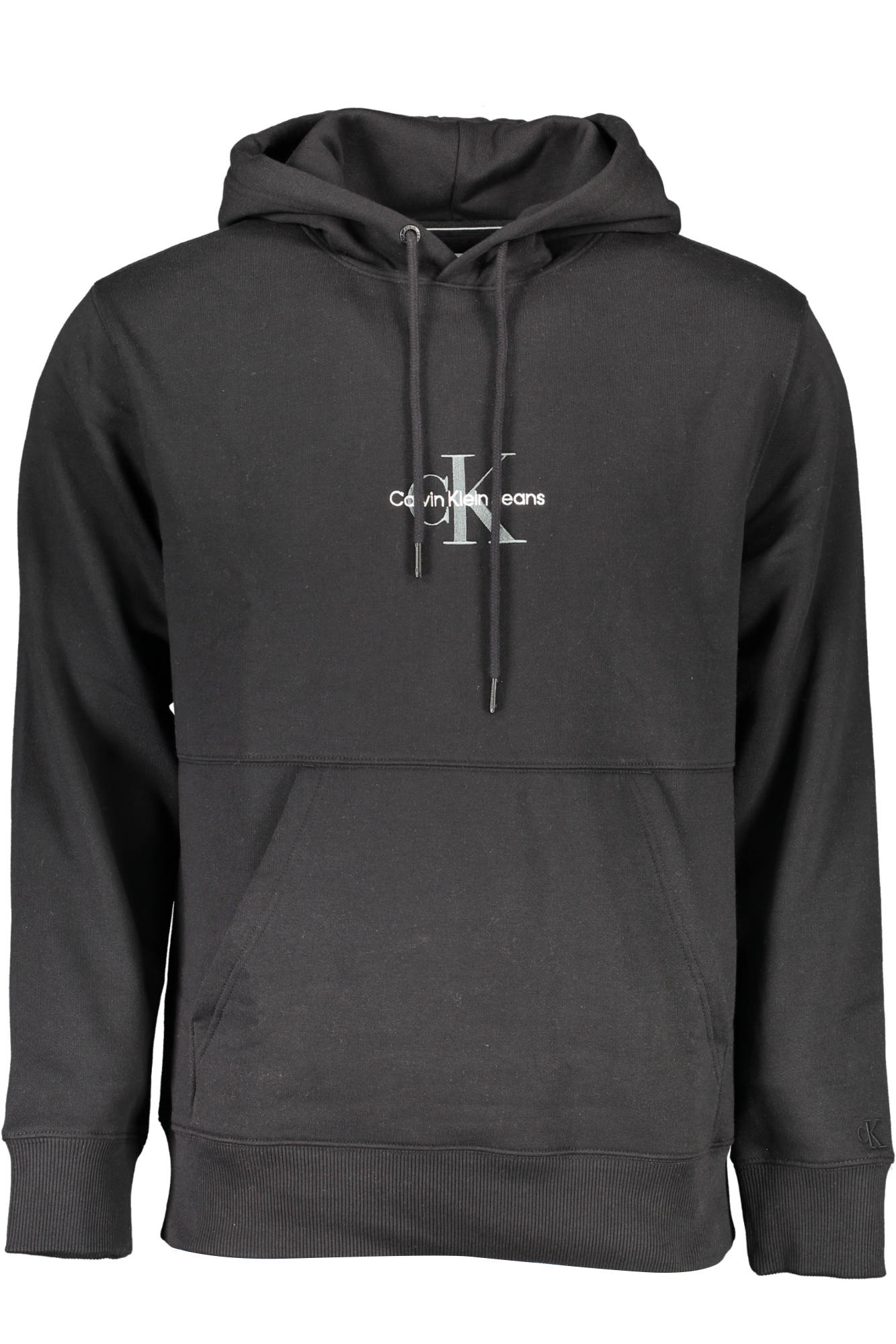 CALVIN KLEIN MEN'S BLACK ZIP-UP SWEATSHIRT 