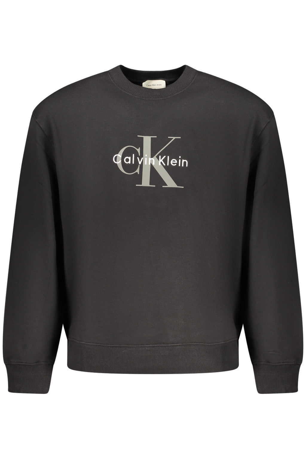 CALVIN KLEIN MEN'S BLACK ZIP-UP SWEATSHIRT 