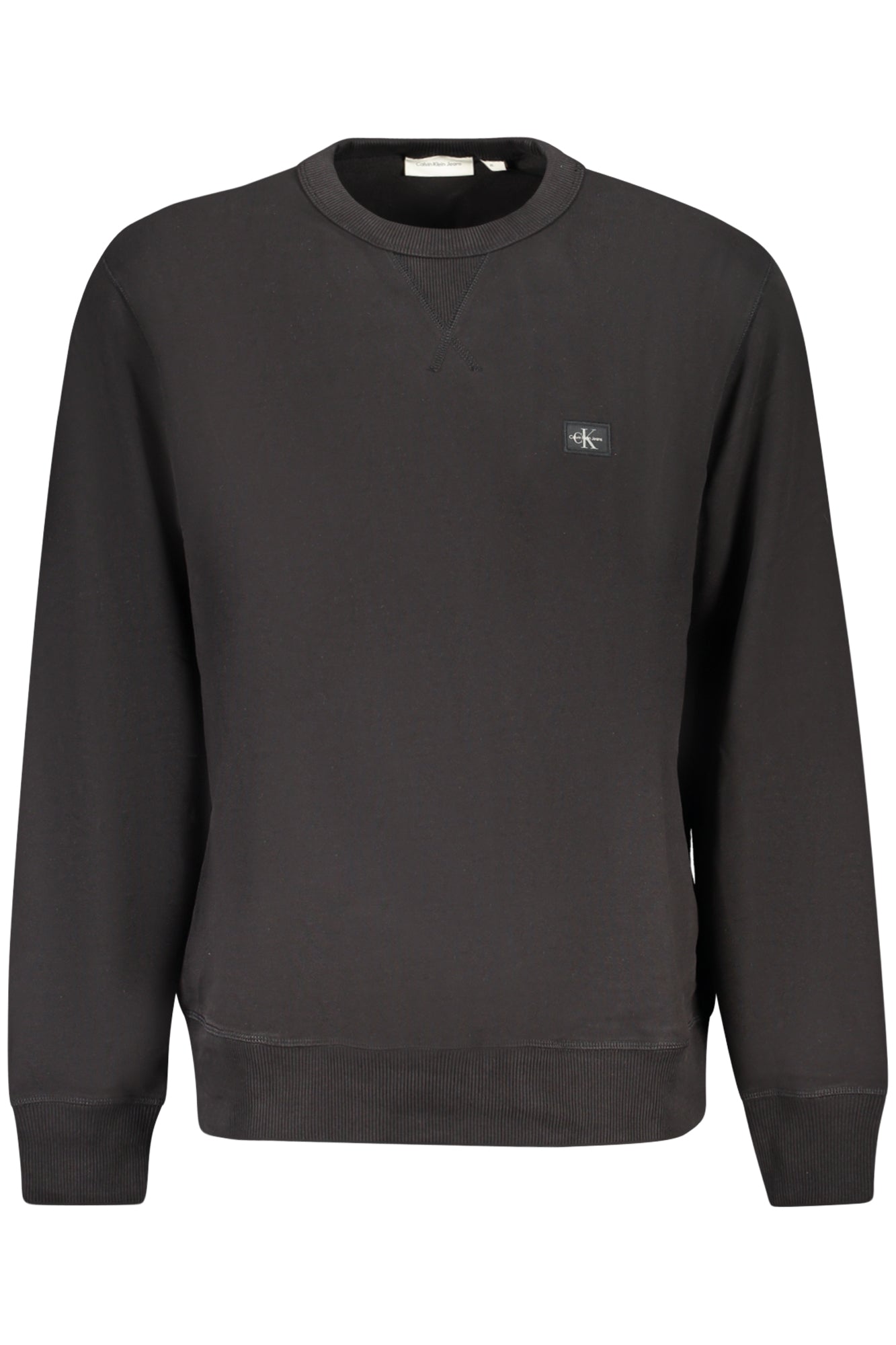 CALVIN KLEIN MEN'S BLACK ZIP-UP SWEATSHIRT 