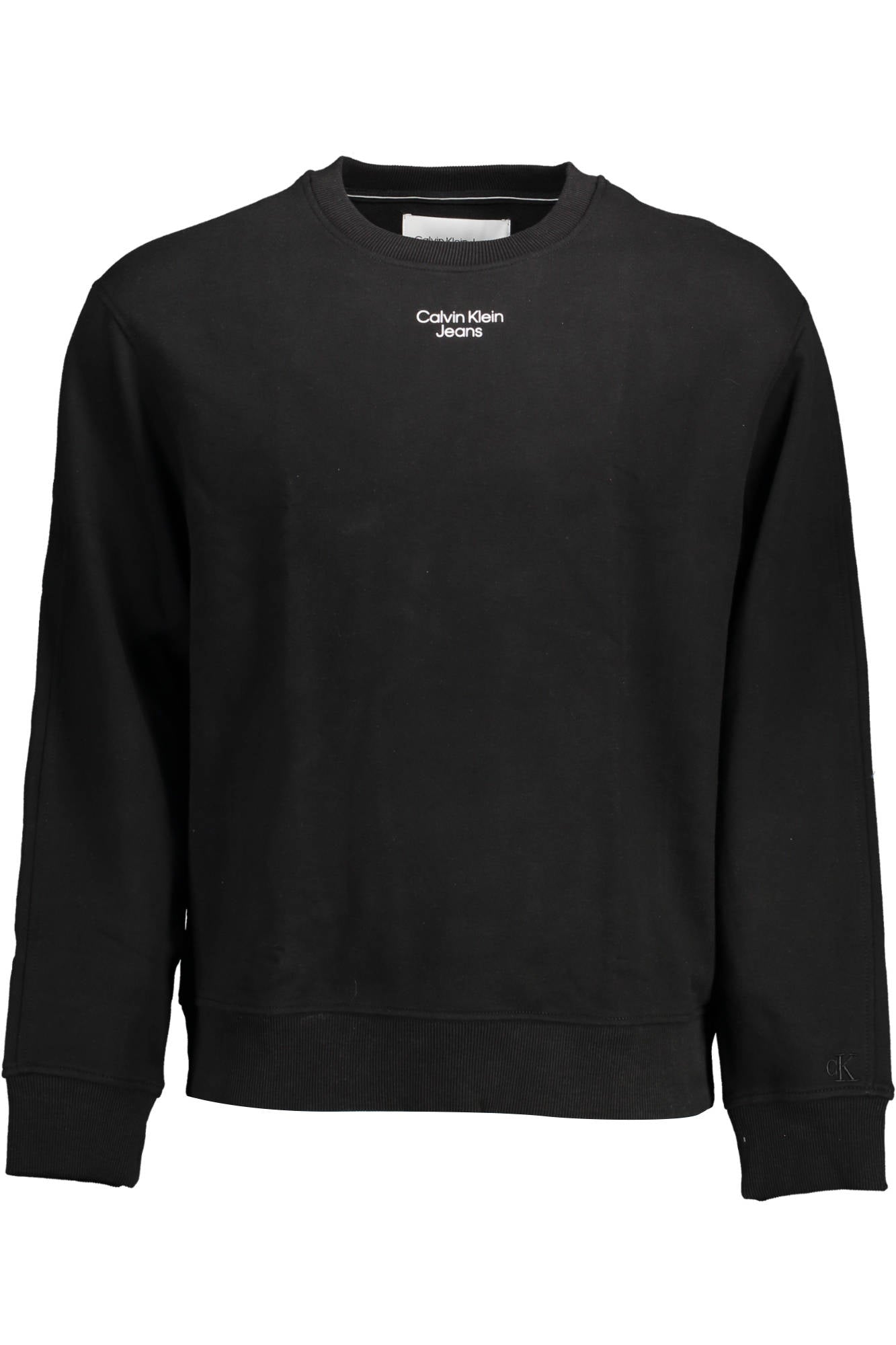CALVIN KLEIN MEN'S BLACK ZIP-UP SWEATSHIRT 