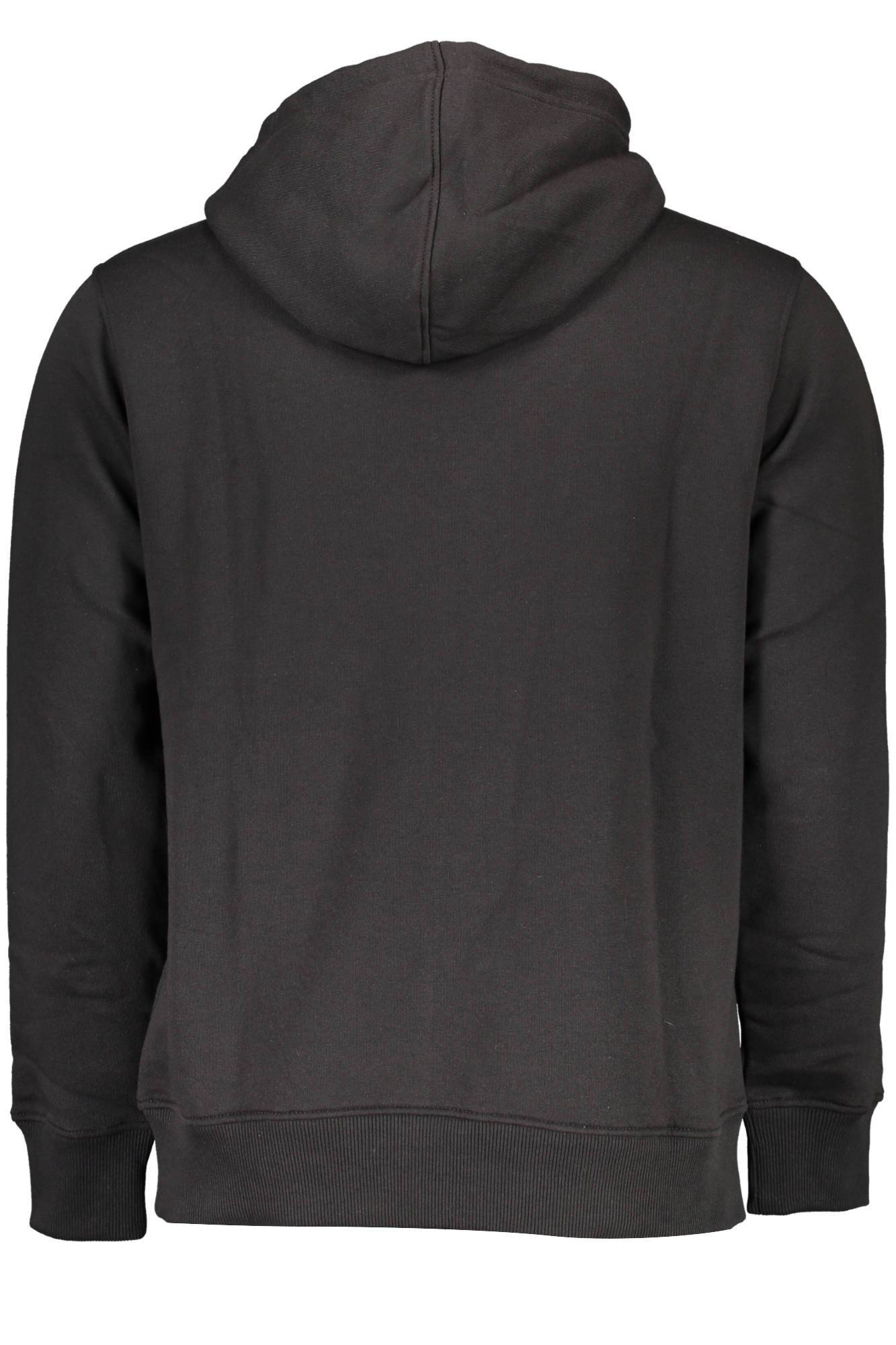 CALVIN KLEIN MEN'S BLACK ZIP-UP SWEATSHIRT 