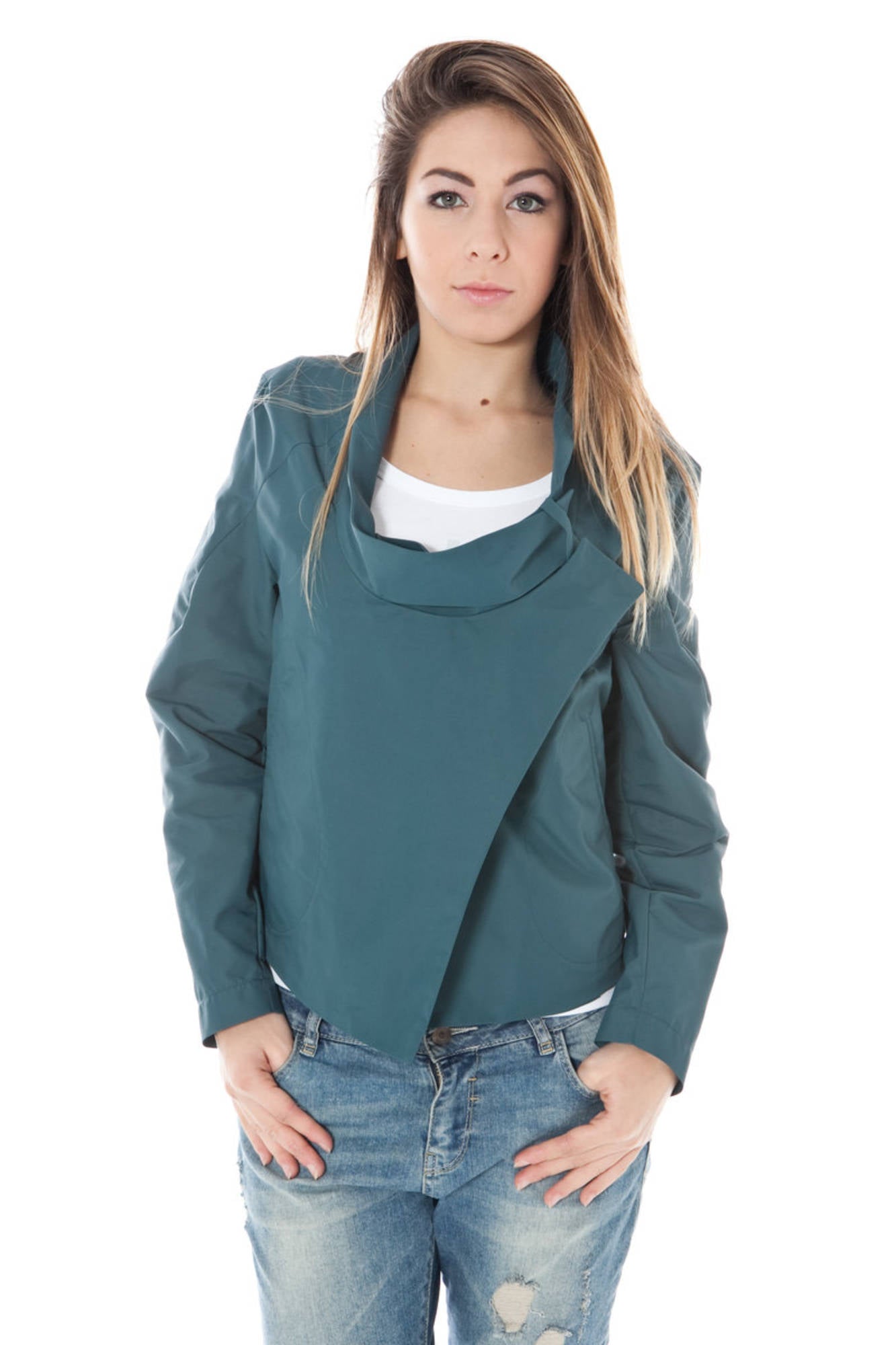 CHAQUETA DEPORTIVA VERDE DE MUJER DE CALVIN KLEIN 