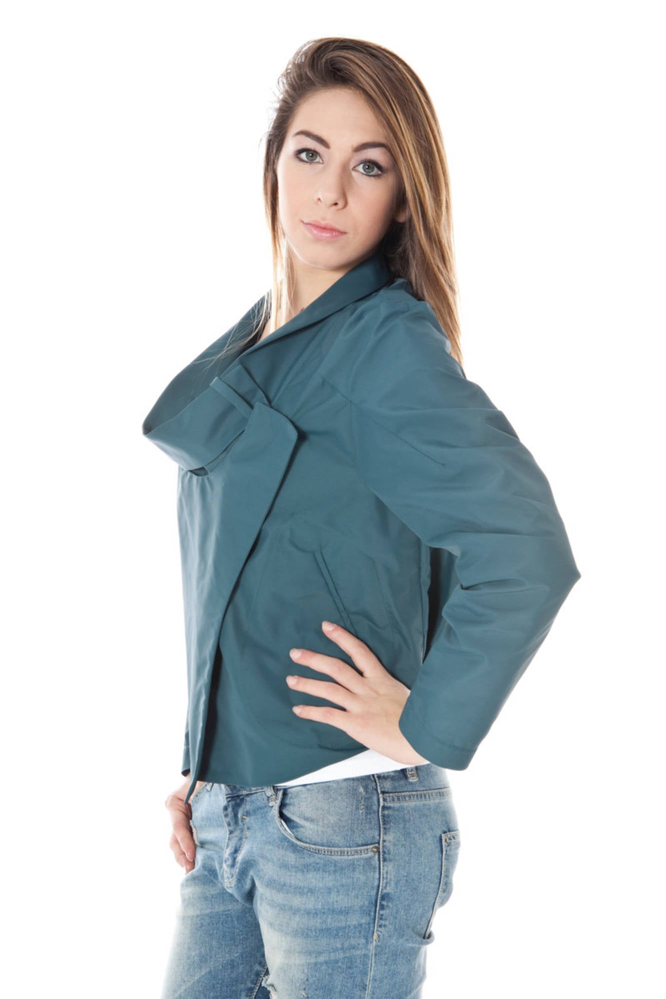 CHAQUETA DEPORTIVA VERDE DE MUJER DE CALVIN KLEIN 